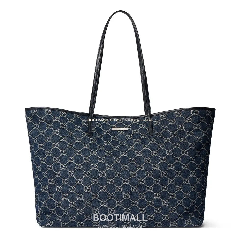 구찌 Generation GG 데님 로고 플라크 토트백 Gucci Generation GG Denim Logo Plaque Tote Bag 875236 25cm 1