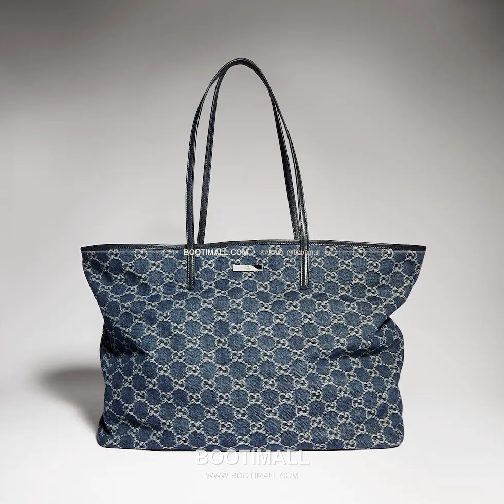 구찌 Generation GG 데님 로고 플라크 토트백 Gucci Generation GG Denim Logo Plaque Tote Bag 875236 25cm 3