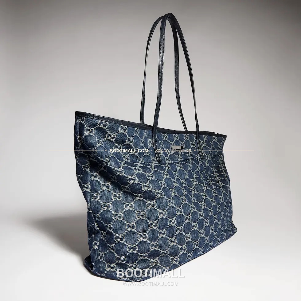 구찌 Generation GG 데님 로고 플라크 토트백 Gucci Generation GG Denim Logo Plaque Tote Bag 875236 25cm 4
