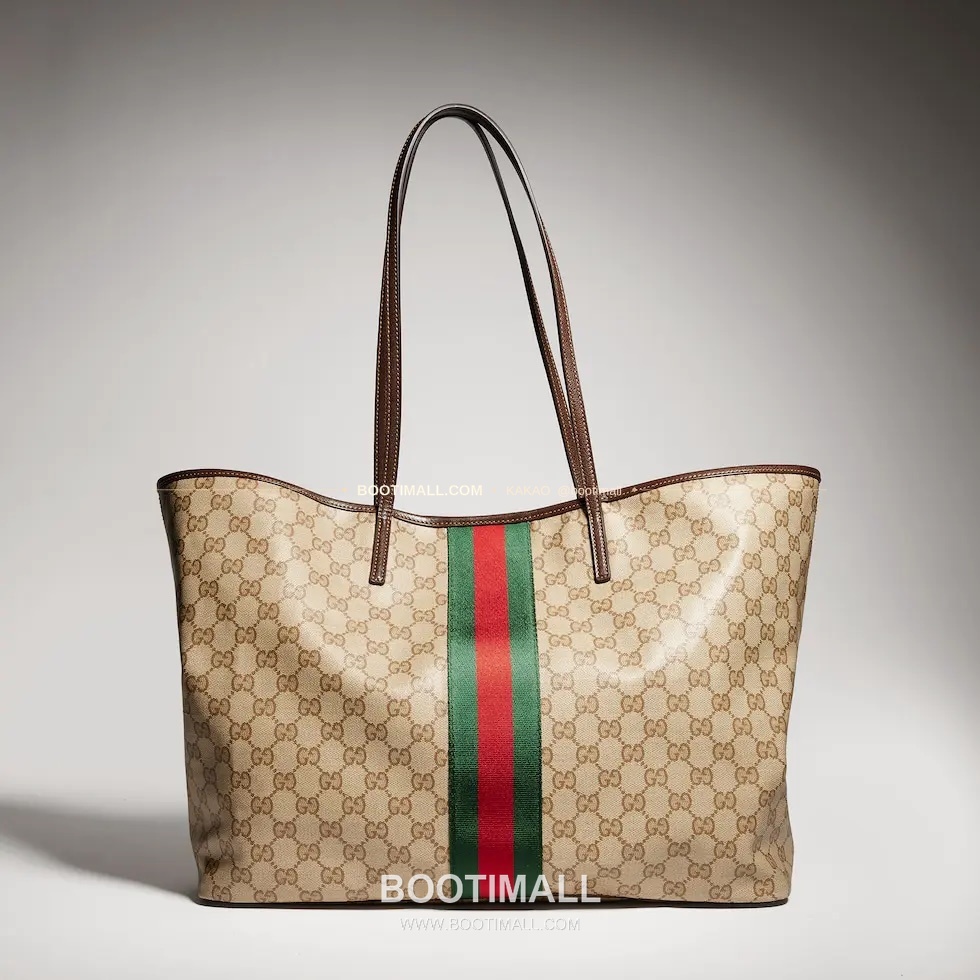 구찌 Generation GG 코팅 캔버스 웹스트랩 토트백 Gucci Generation GG Coated Canvas Web Strap Tote Bag 875236 25cm 3