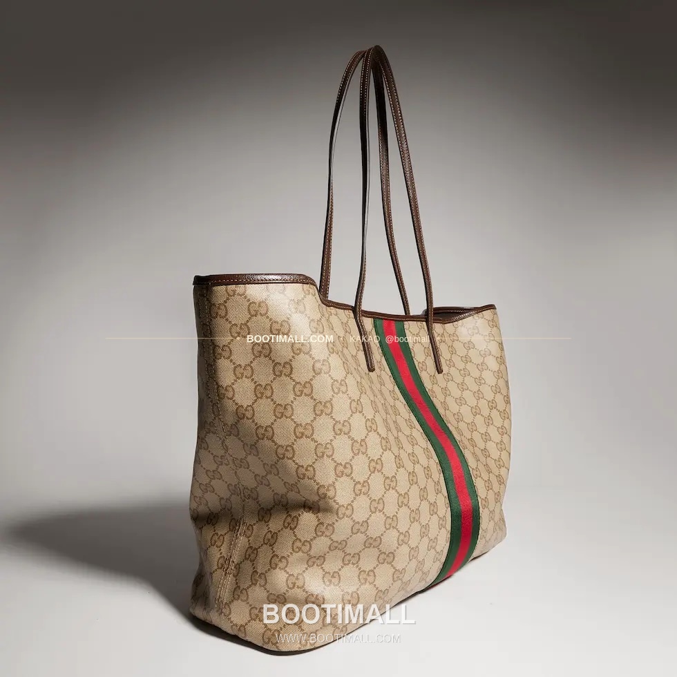 구찌 Generation GG 코팅 캔버스 웹스트랩 토트백 Gucci Generation GG Coated Canvas Web Strap Tote Bag 875236 25cm 4
