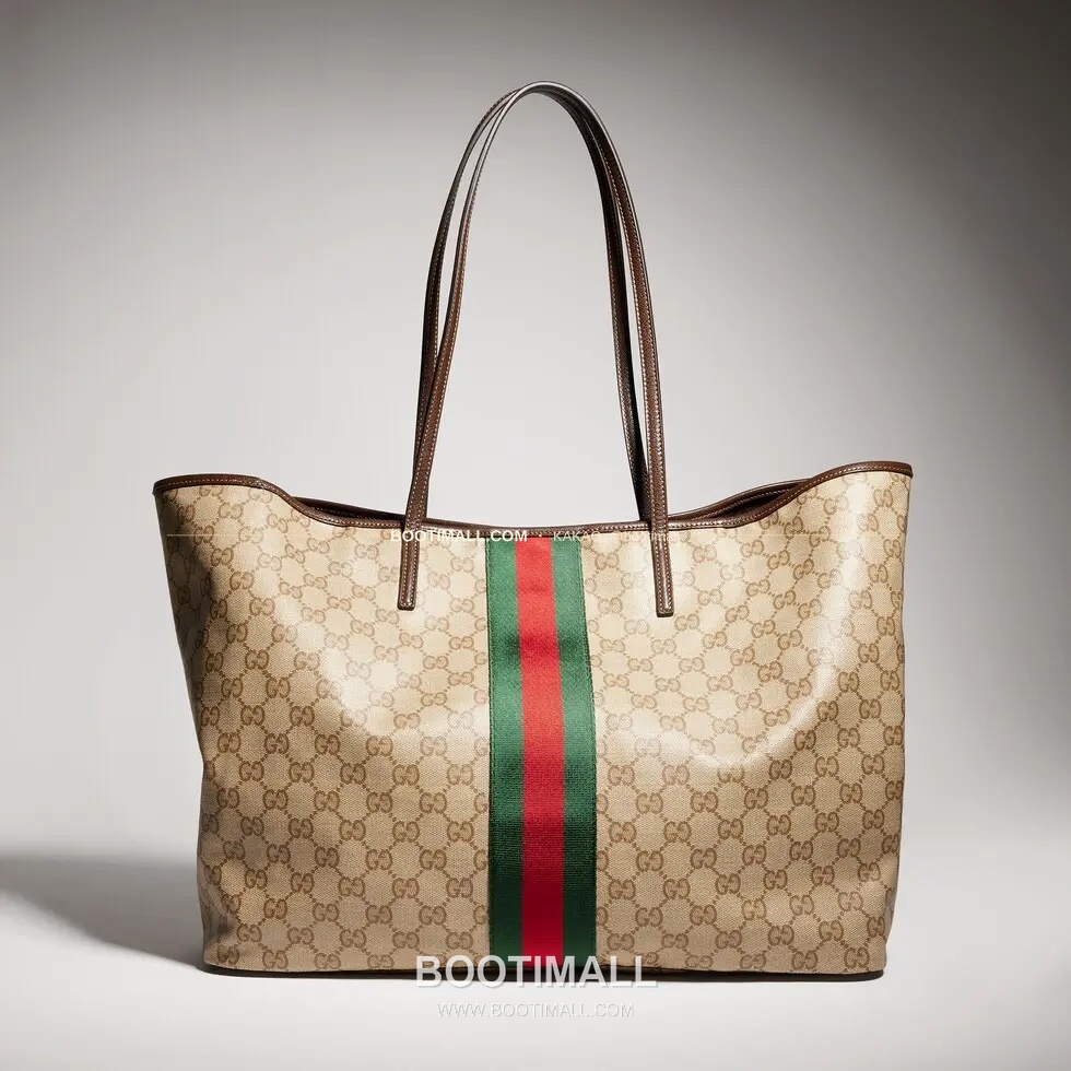구찌 Generation GG 코팅 캔버스 웹스트랩 토트백 Gucci Generation GG Coated Canvas Web Strap Tote Bag 875236 25cm 6