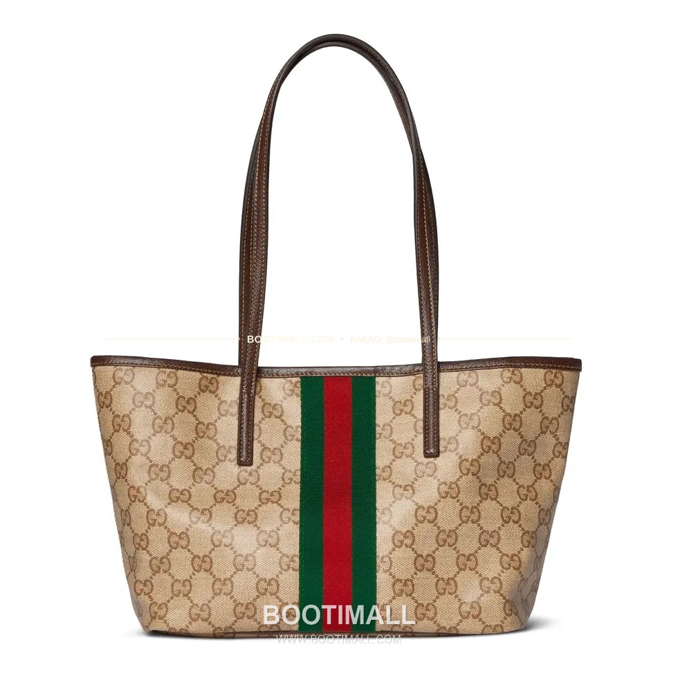구찌 Generation GG 코팅 캔버스 웹스트랩 토트백 Gucci Generation GG Coated Canvas Web Strap Tote Bag 875236 25cm 10