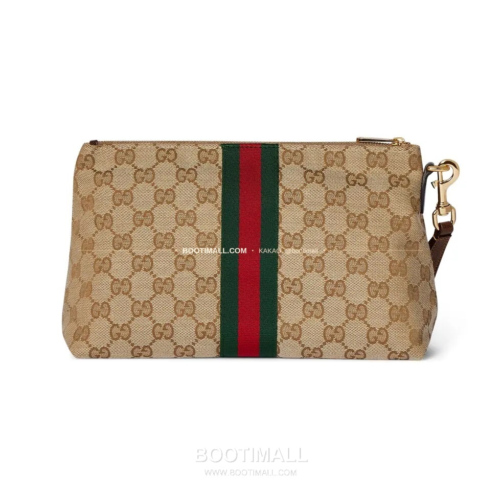 구찌 2026SS GG 캔버스 웹스트랩 레더핸들 토트백 Gucci 2026 SS GG Canvas Web Strap Leather Handle Tote Bag 867337 26.5cm 5