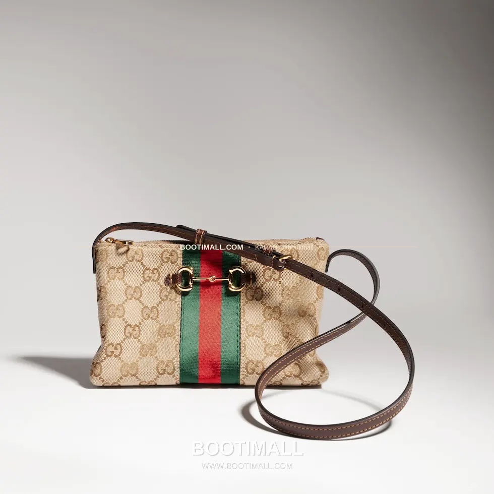 구찌 Generation GG 캔버스 홀스빗 웹스트랩 크로스백 Gucci Generation GG Canvas Horsebit Web Strap Crossbody Bag 867130 20cm 3
