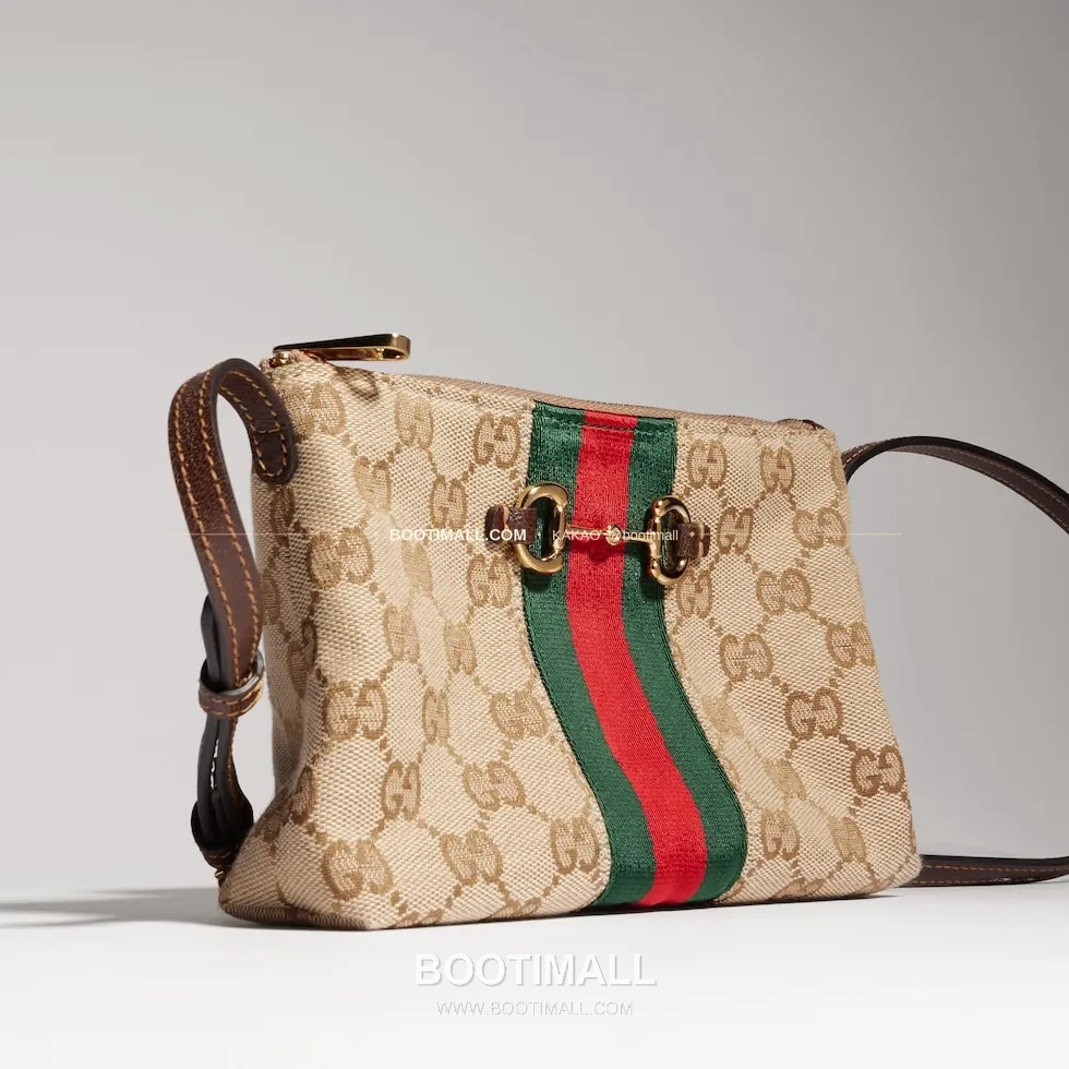 구찌 Generation GG 캔버스 홀스빗 웹스트랩 크로스백 Gucci Generation GG Canvas Horsebit Web Strap Crossbody Bag 867130 20cm 4