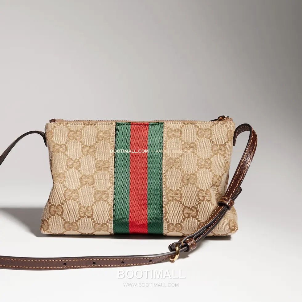 구찌 Generation GG 캔버스 홀스빗 웹스트랩 크로스백 Gucci Generation GG Canvas Horsebit Web Strap Crossbody Bag 867130 20cm 6
