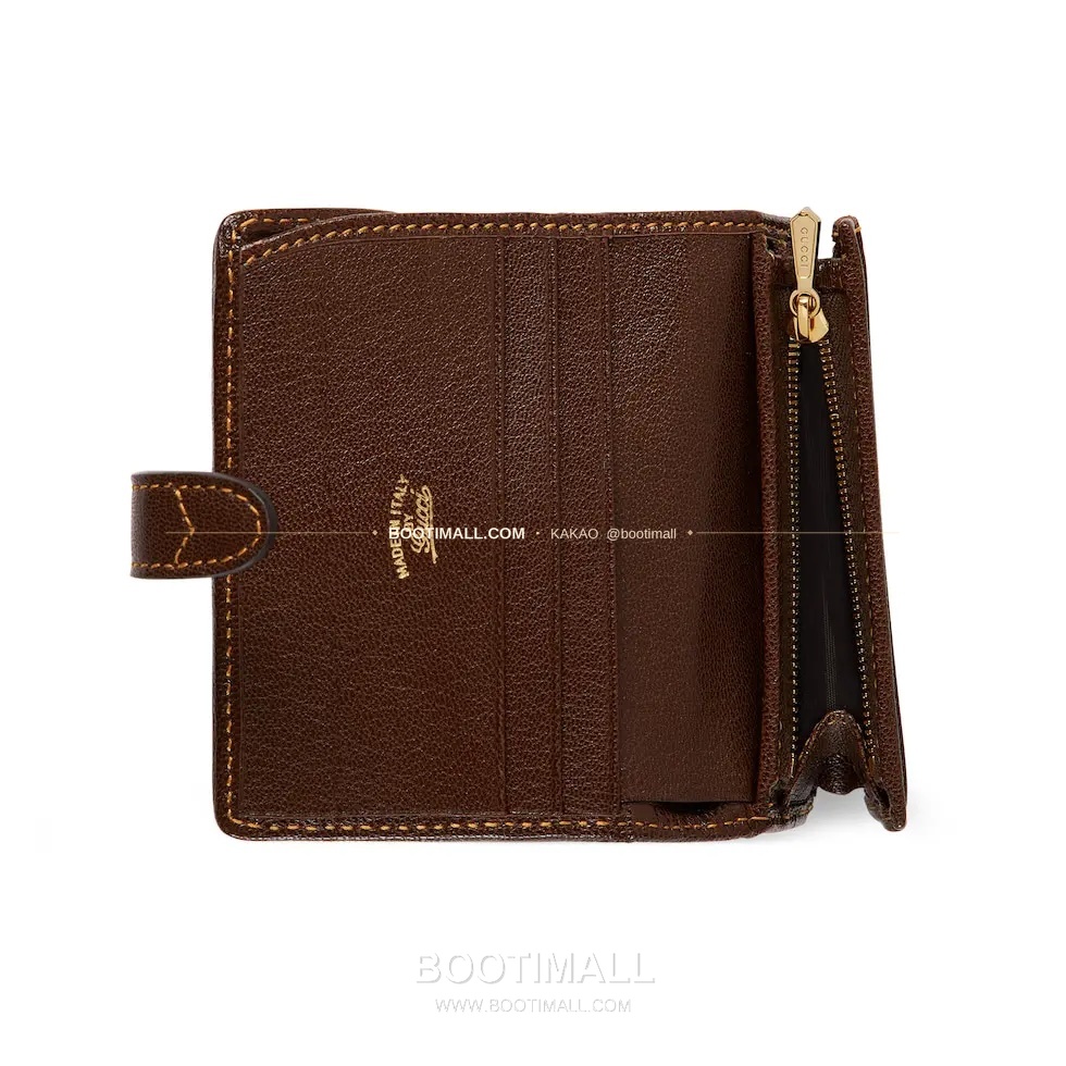 구찌 2026SS Jackie 1961 GG 캔버스 푸시락 미니 월렛 Gucci 2026 SS Jackie 1961 GG Canvas Push Lock Mini Wallet 867166 11cm 6