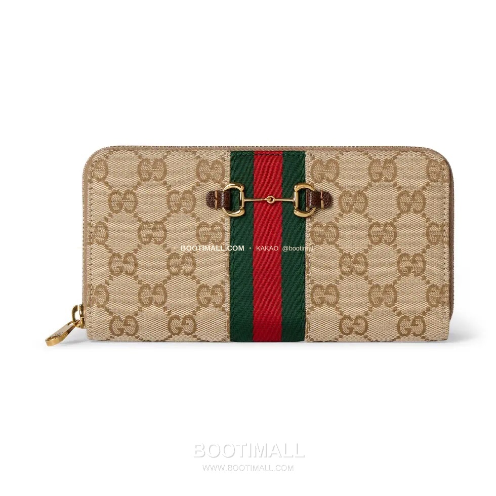 구찌 Generation GG 캔버스 홀스빗 웹스트랩 지퍼 장지갑 Gucci Generation GG Canvas Horsebit Web Strap Zip Long Wallet 867124 19.5cm 1