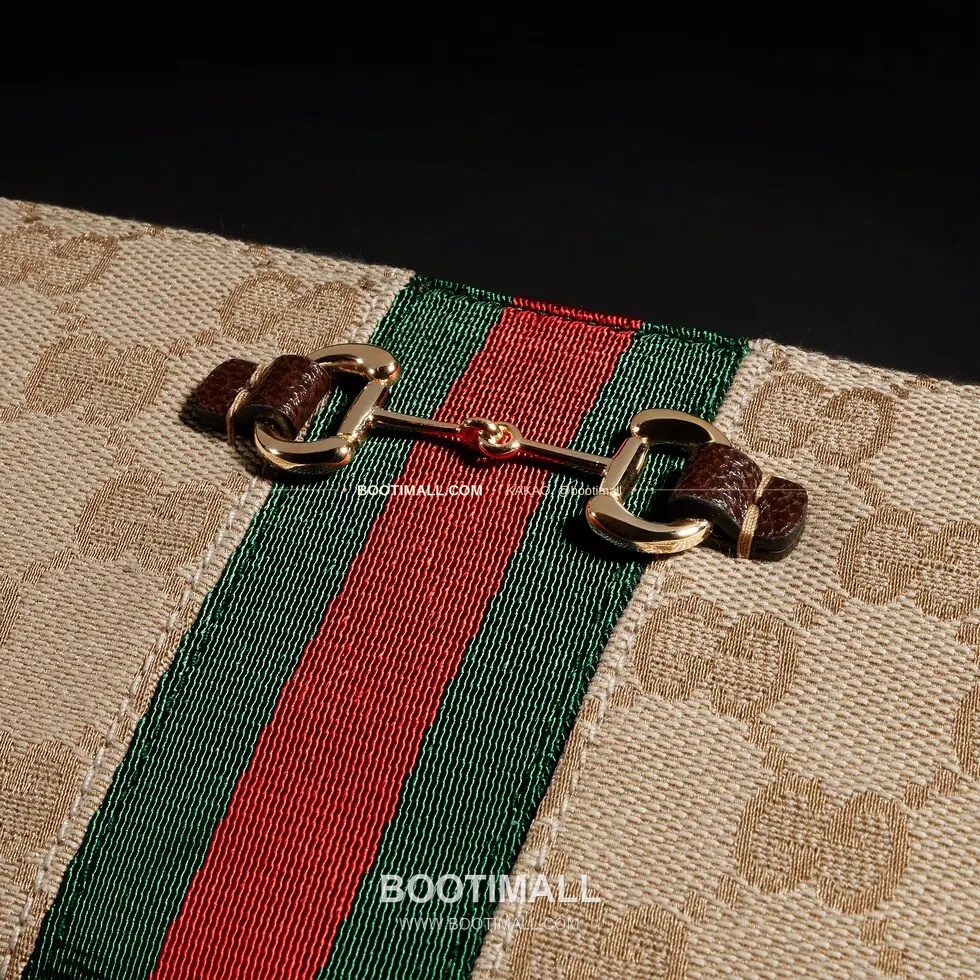 구찌 Generation GG 캔버스 홀스빗 웹스트랩 지퍼 장지갑 Gucci Generation GG Canvas Horsebit Web Strap Zip Long Wallet 867124 19.5cm 4
