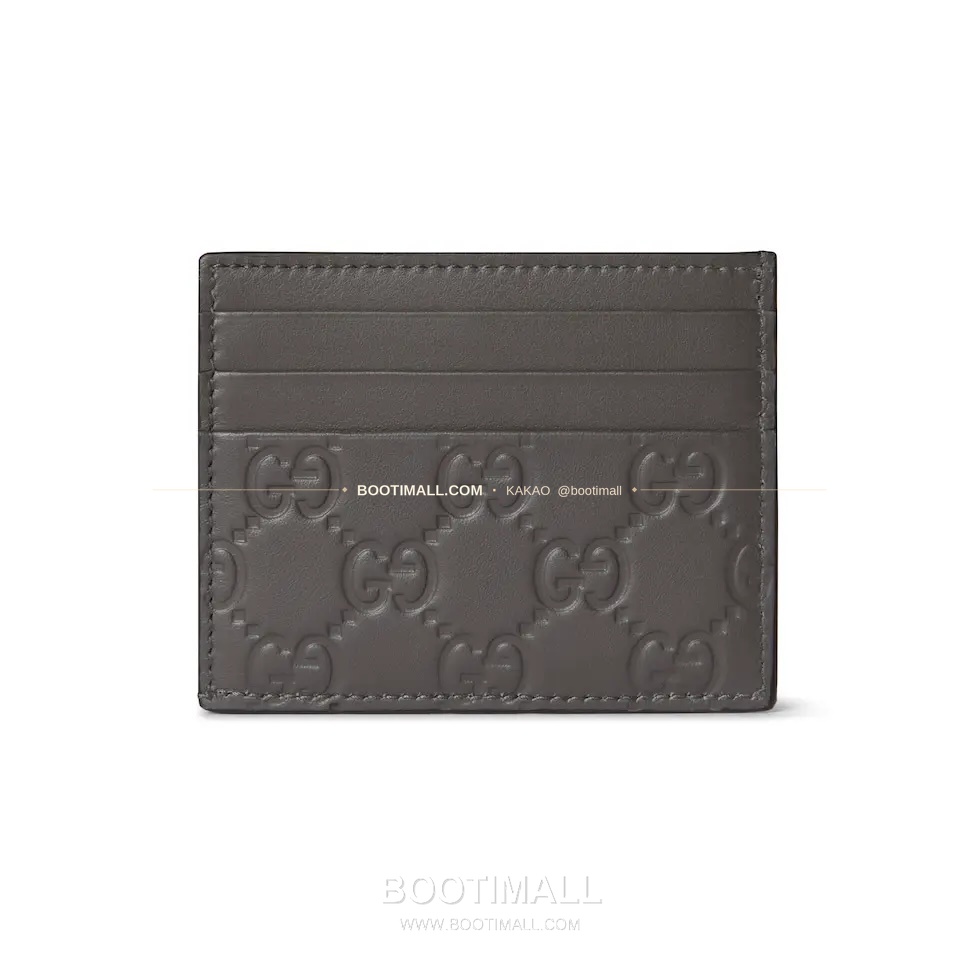 구찌 GG 엠블럼 엠보싱 레더 카드지갑 Gucci GG Emblem Embossed Leather Card Holder 850187 10cm 4
