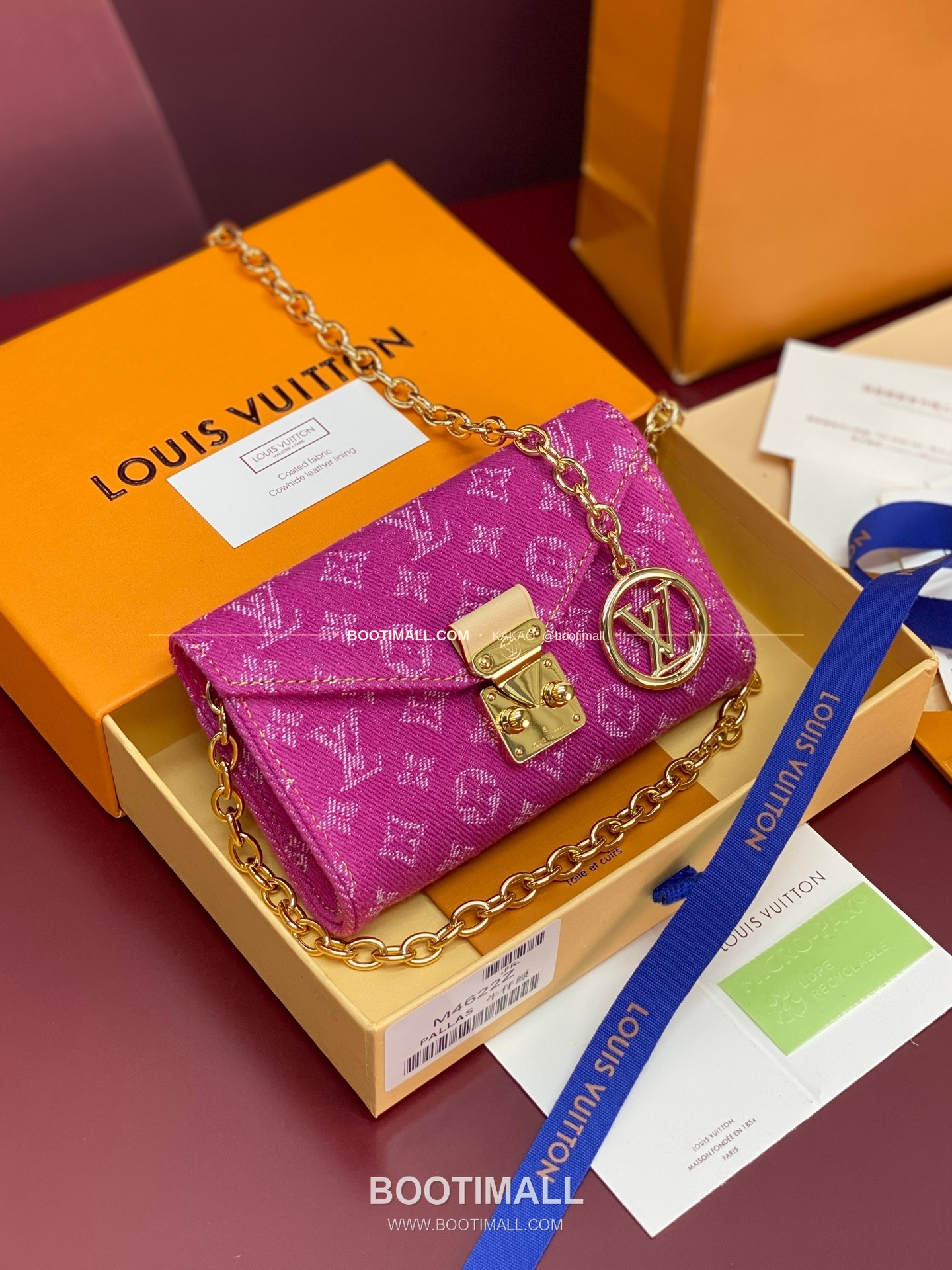루이비통 Pouch Metis 데님 모노그램 체인 벨트백 Louis Vuitton Pouch Metis Denim Monogram Chain Belt Bag M4622Z 13.5cm 1