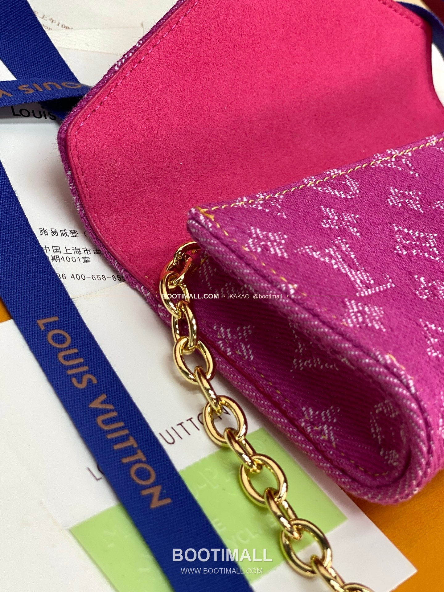루이비통 Pouch Metis 데님 모노그램 체인 벨트백 Louis Vuitton Pouch Metis Denim Monogram Chain Belt Bag M4622Z 13.5cm 8