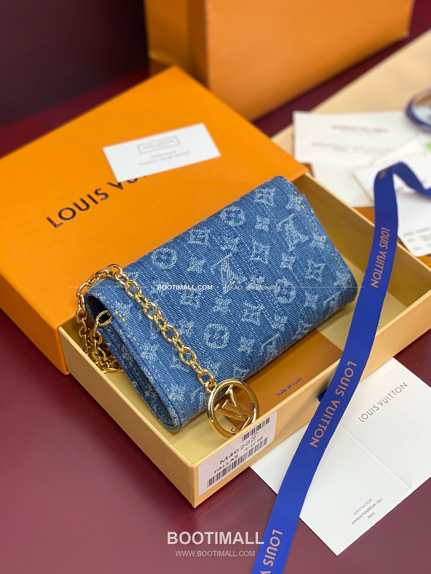 루이비통 Pouch Metis 데님 모노그램 체인 벨트백 Louis Vuitton Pouch Metis Denim Monogram Chain Belt Bag M4622Z 13.5cm 2
