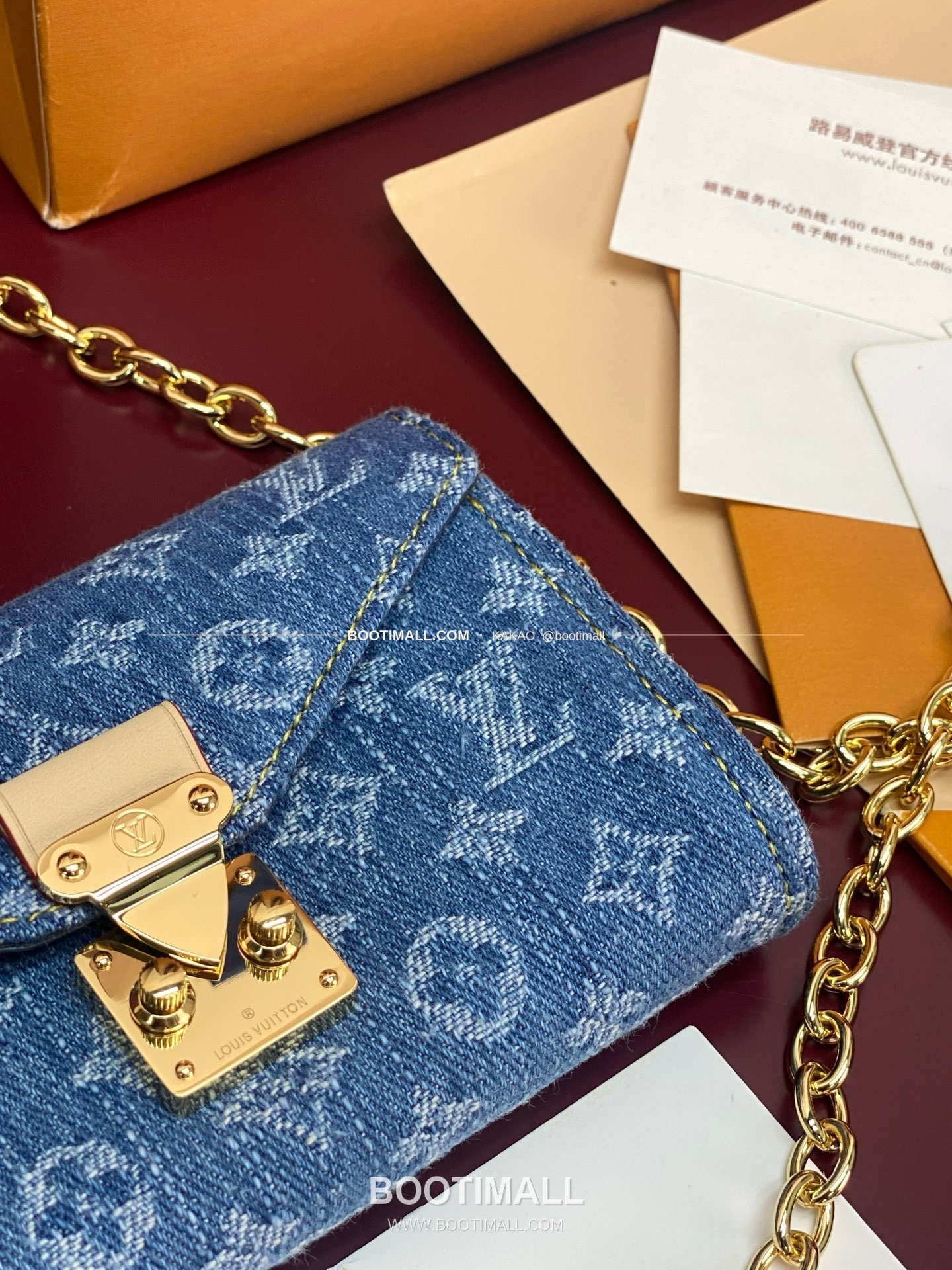 루이비통 Pouch Metis 데님 모노그램 체인 벨트백 Louis Vuitton Pouch Metis Denim Monogram Chain Belt Bag M4622Z 13.5cm 4