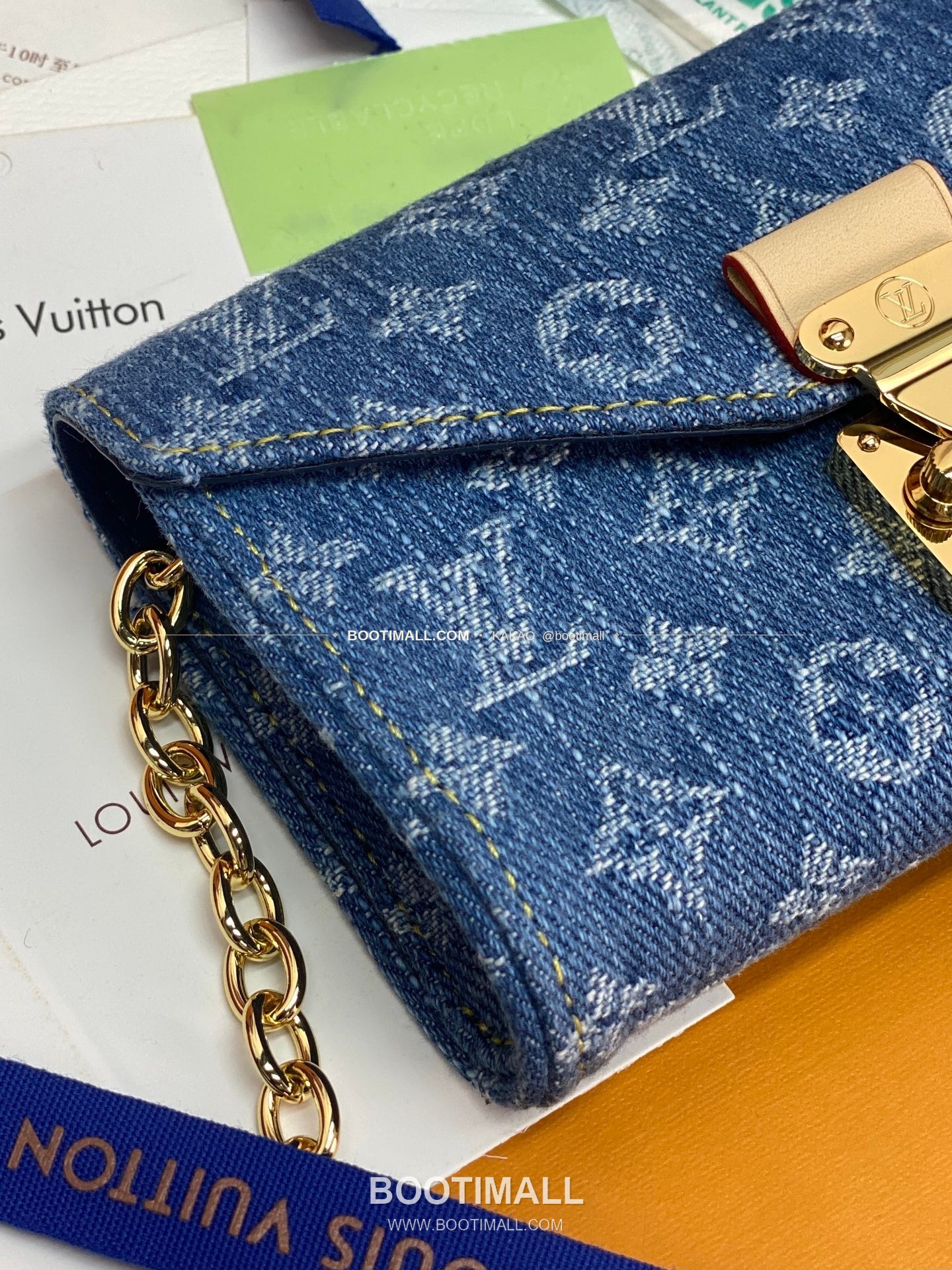 루이비통 Pouch Metis 데님 모노그램 체인 벨트백 Louis Vuitton Pouch Metis Denim Monogram Chain Belt Bag M4622Z 13.5cm 9