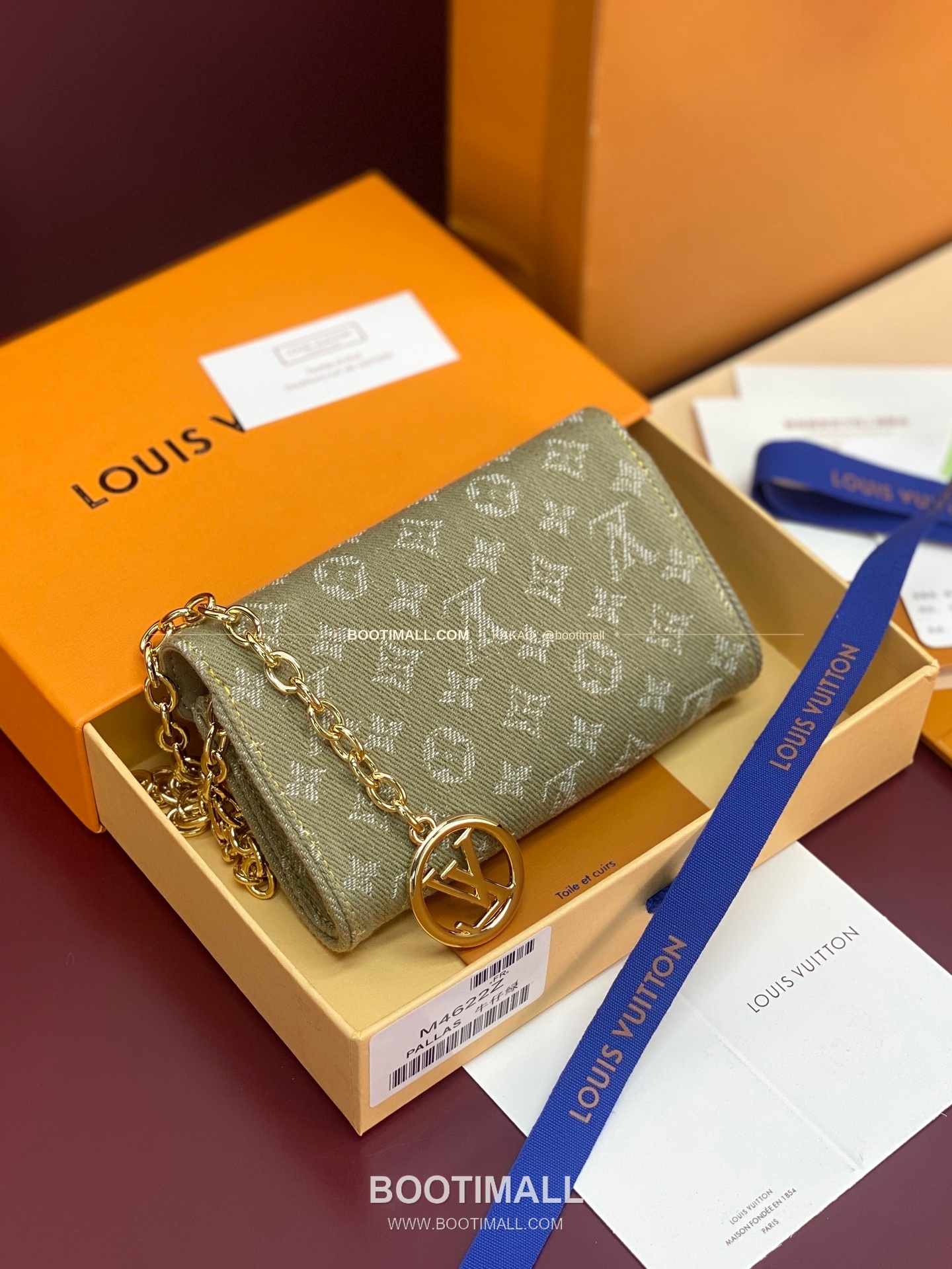 루이비통 Pouch Metis 데님 모노그램 체인 벨트백 Louis Vuitton Pouch Metis Denim Monogram Chain Belt Bag M4622Z 13.5cm 2