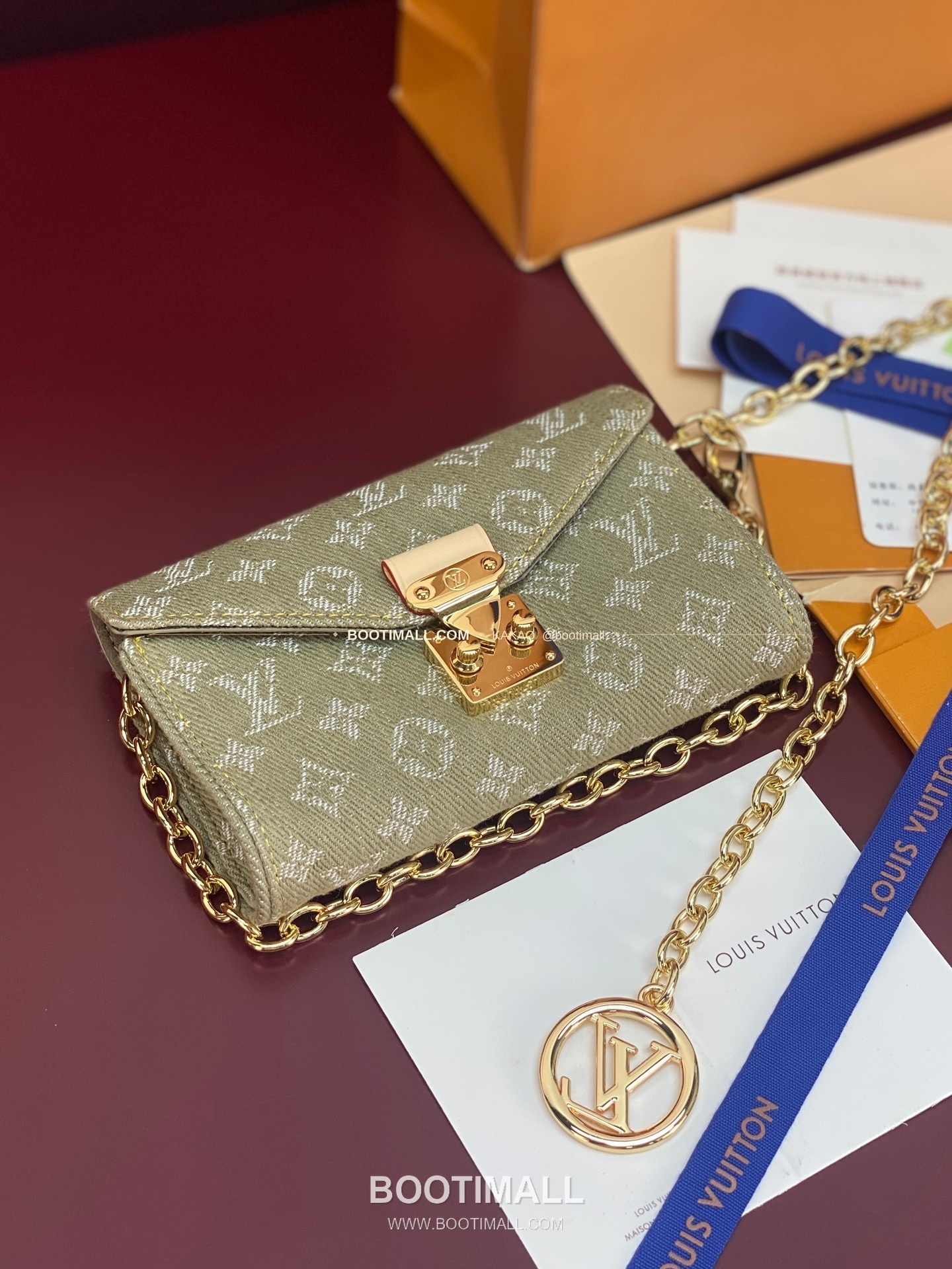 루이비통 Pouch Metis 데님 모노그램 체인 벨트백 Louis Vuitton Pouch Metis Denim Monogram Chain Belt Bag M4622Z 13.5cm 3