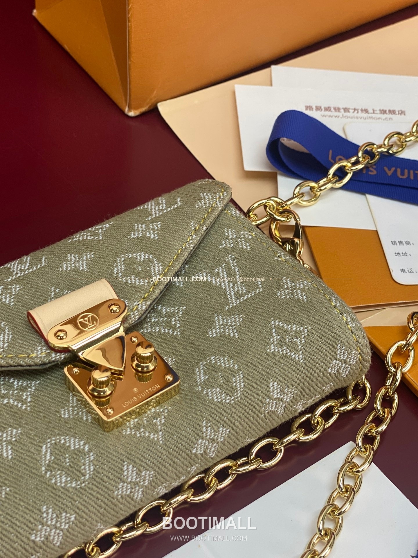 루이비통 Pouch Metis 데님 모노그램 체인 벨트백 Louis Vuitton Pouch Metis Denim Monogram Chain Belt Bag M4622Z 13.5cm 4