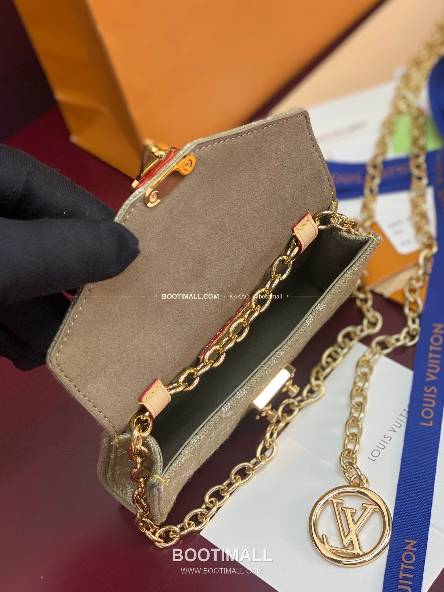 루이비통 Pouch Metis 데님 모노그램 체인 벨트백 Louis Vuitton Pouch Metis Denim Monogram Chain Belt Bag M4622Z 13.5cm 6