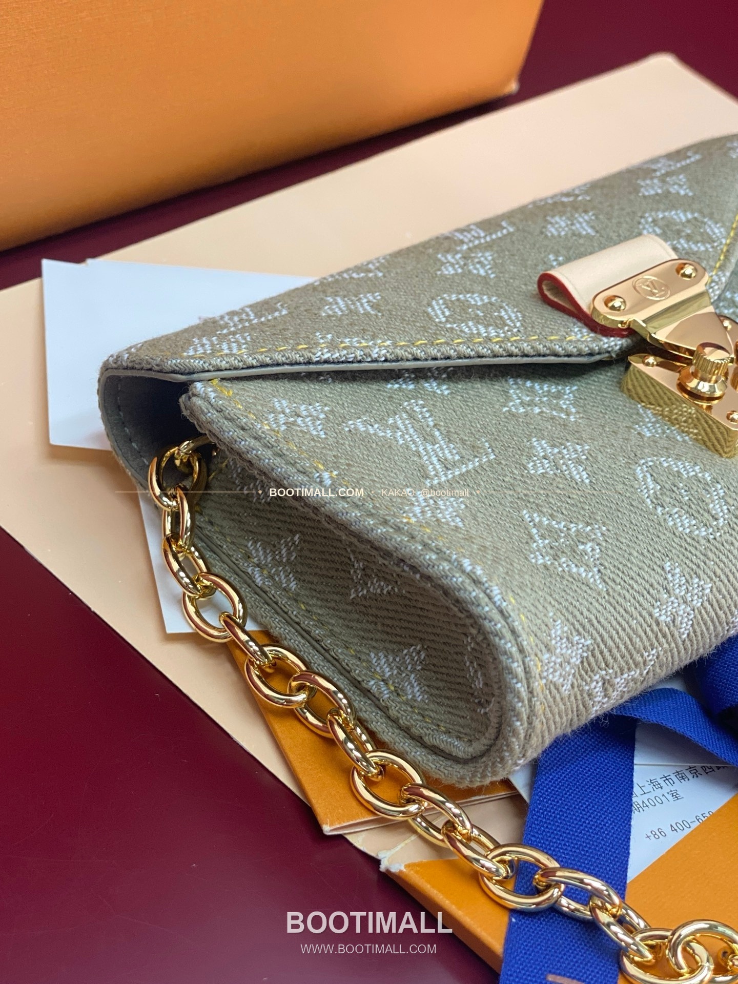루이비통 Pouch Metis 데님 모노그램 체인 벨트백 Louis Vuitton Pouch Metis Denim Monogram Chain Belt Bag M4622Z 13.5cm 8
