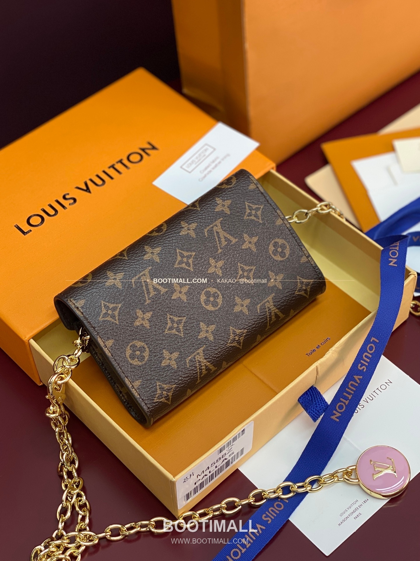루이비통 Pouch Metis 모노그램 플라워 참 체인 벨트백 Louis Vuitton Pouch Metis Monogram Flower Charm Chain Belt Bag M4588Z 13.5cm 2