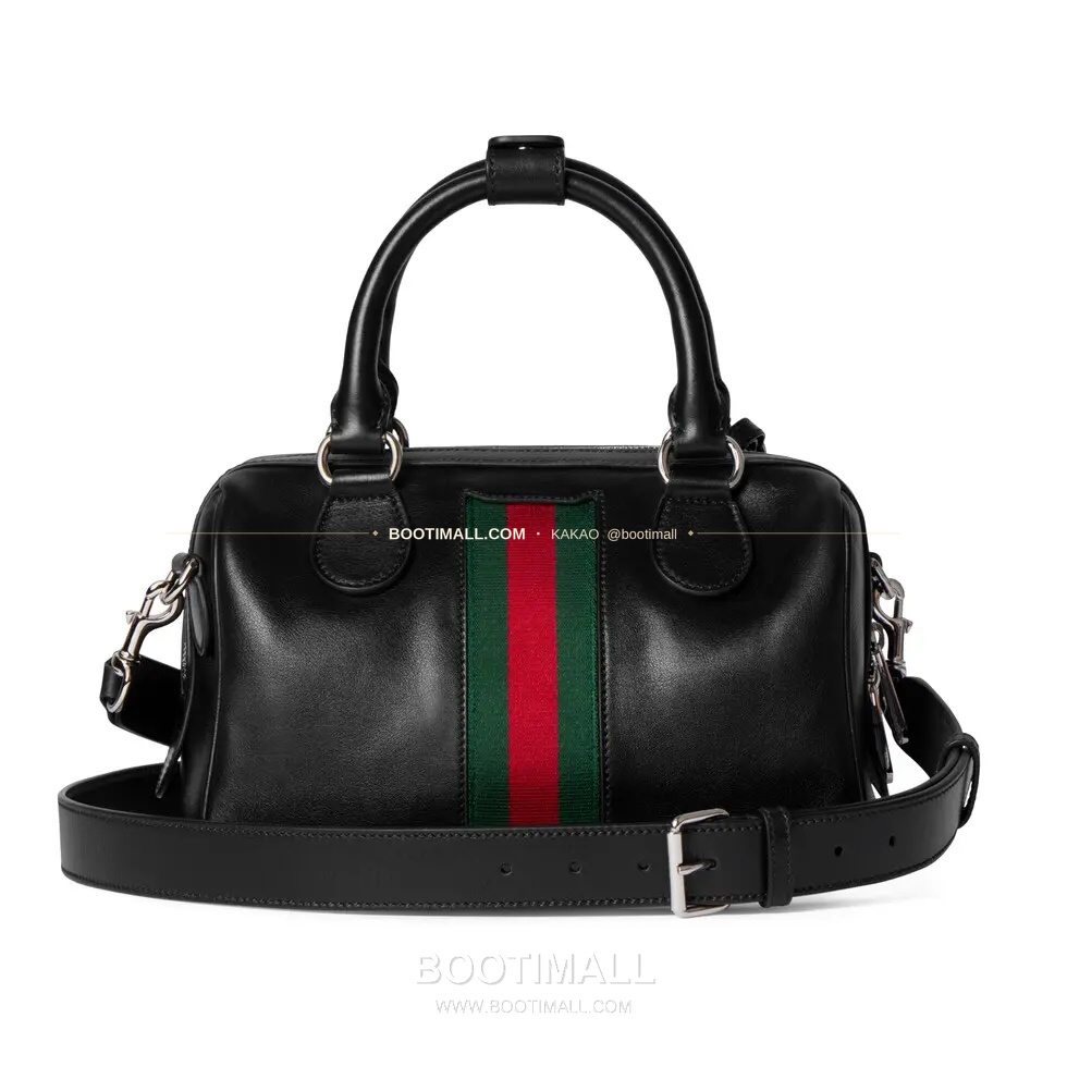 구찌 2026SS Web Trademark 레더 로고 트래블백 Gucci 2026 SS Web Trademark Leather Logo Travel Bag 866980 AAGF7 1053 25cm 6