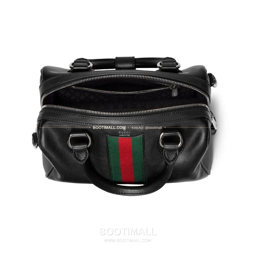 구찌 2026SS Web Trademark 레더 로고 트래블백 Gucci 2026 SS Web Trademark Leather Logo Travel Bag 866980 AAGF7 1053 25cm 7