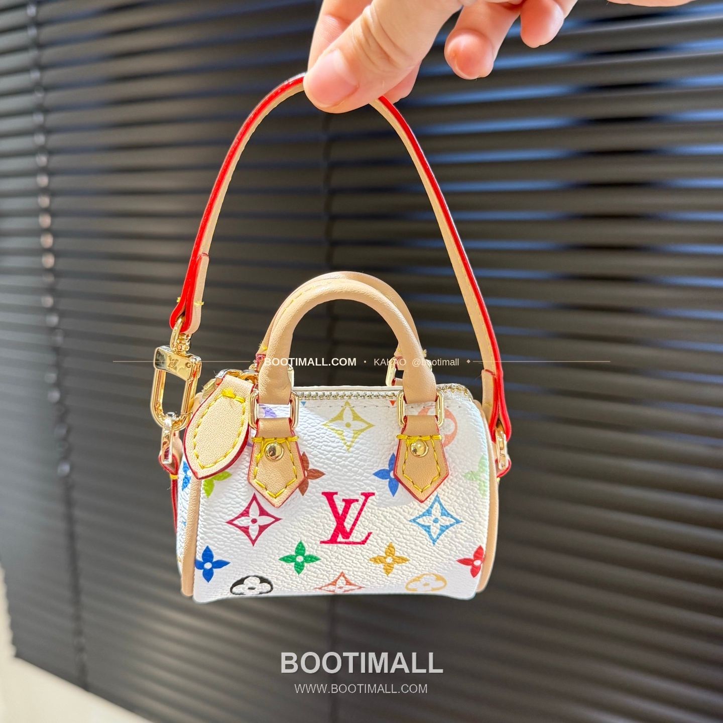루이비통 Speedy 모노그램 미니 레더 체인 참 Louis Vuitton Speedy Monogram Mini Leather Chain Charm M01882 8cm 5