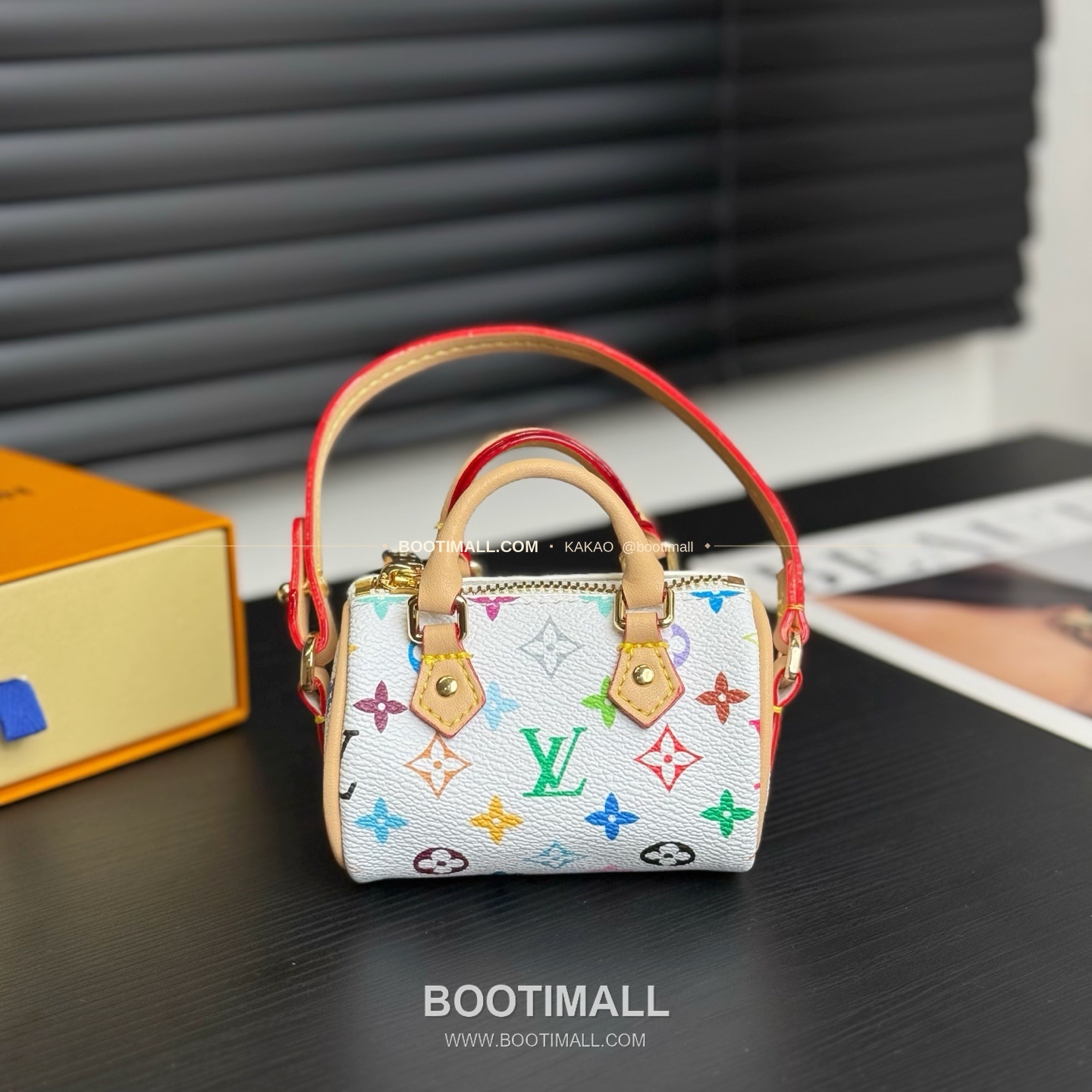 루이비통 Speedy 모노그램 미니 레더 체인 참 Louis Vuitton Speedy Monogram Mini Leather Chain Charm M01882 8cm 1