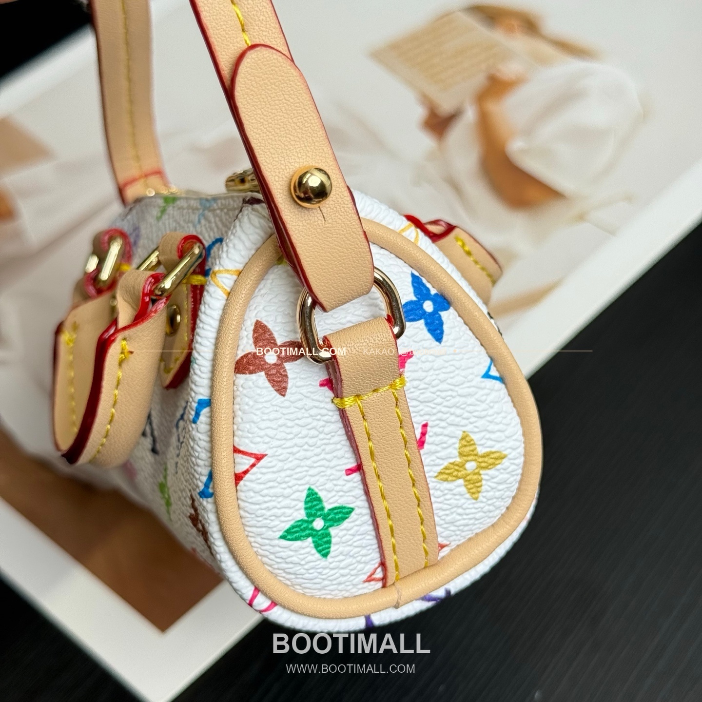 루이비통 Speedy 모노그램 미니 레더 체인 참 Louis Vuitton Speedy Monogram Mini Leather Chain Charm M01882 8cm 8
