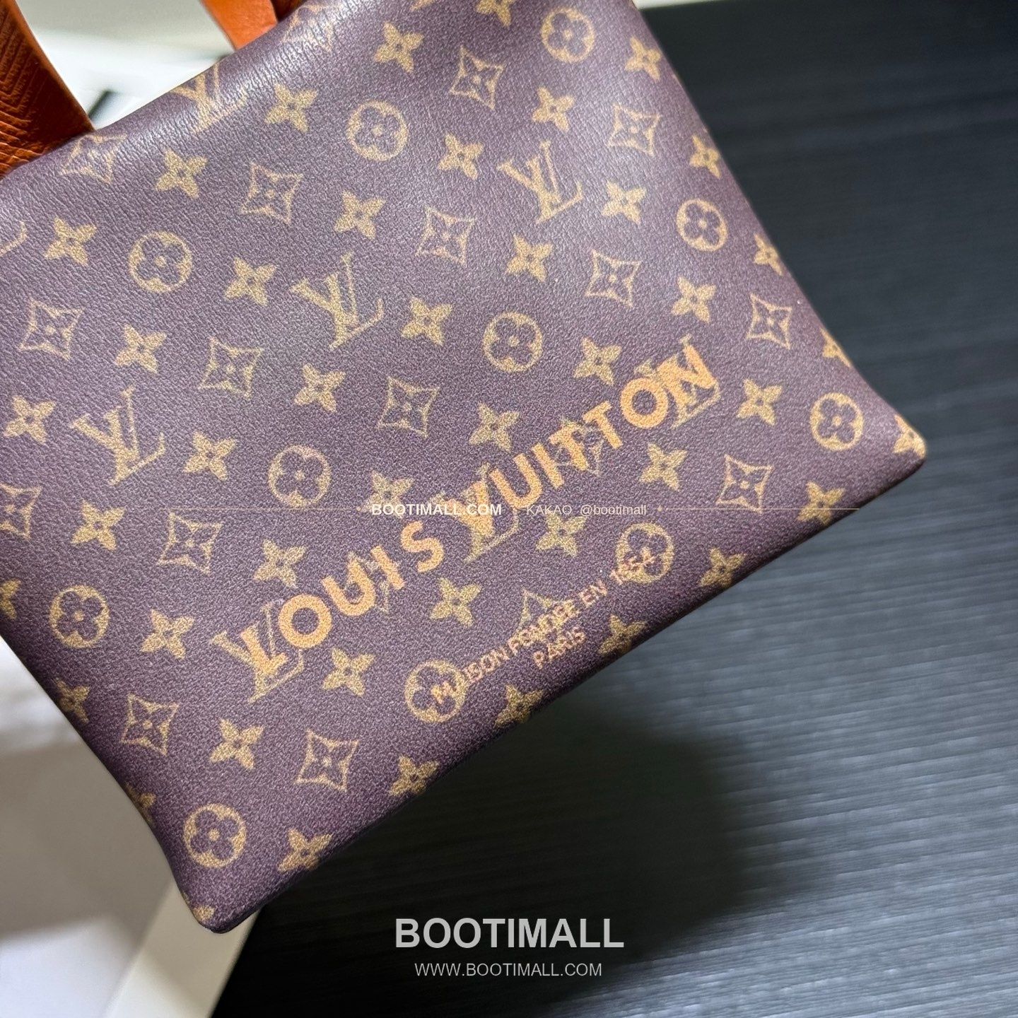 루이비통 Mini Shopper 레더 로고 체인 참 Louis Vuitton Mini Shopper Leather Logo Chain Charm M02699 9cm 7