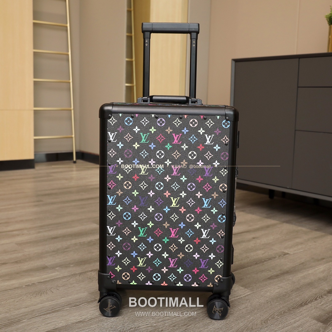 루이비통 모노그램 PVC 캔버스 알루미늄 프레임 캐리어 트렁크 Louis Vuitton Monogram PVC Canvas Aluminum Frame Carry-On Suitcase 821006 57cm 1