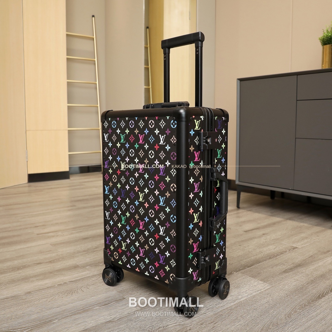 루이비통 모노그램 PVC 캔버스 알루미늄 프레임 캐리어 트렁크 Louis Vuitton Monogram PVC Canvas Aluminum Frame Carry-On Suitcase 821006 57cm 2