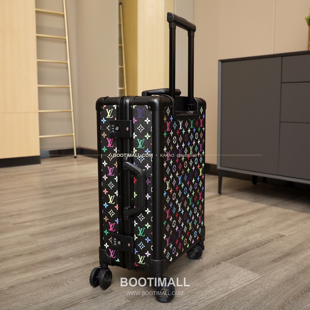 루이비통 모노그램 PVC 캔버스 알루미늄 프레임 캐리어 트렁크 Louis Vuitton Monogram PVC Canvas Aluminum Frame Carry-On Suitcase 821006 57cm 3