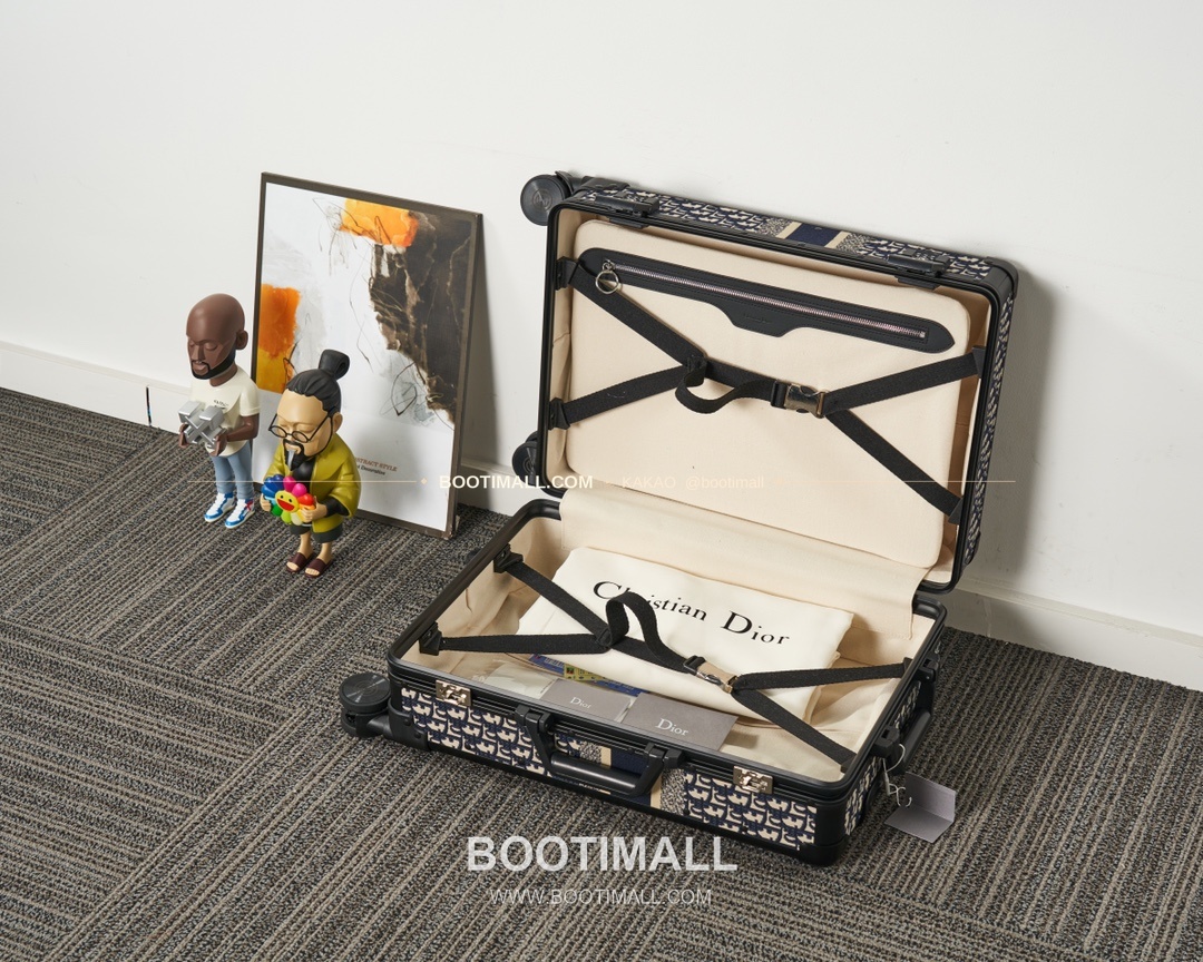 디올 Oblique 캔버스 알루미늄 프레임 캐리어 트렁크 Dior Oblique Canvas Aluminum Frame Carry-On Suitcase 90047 57cm 9