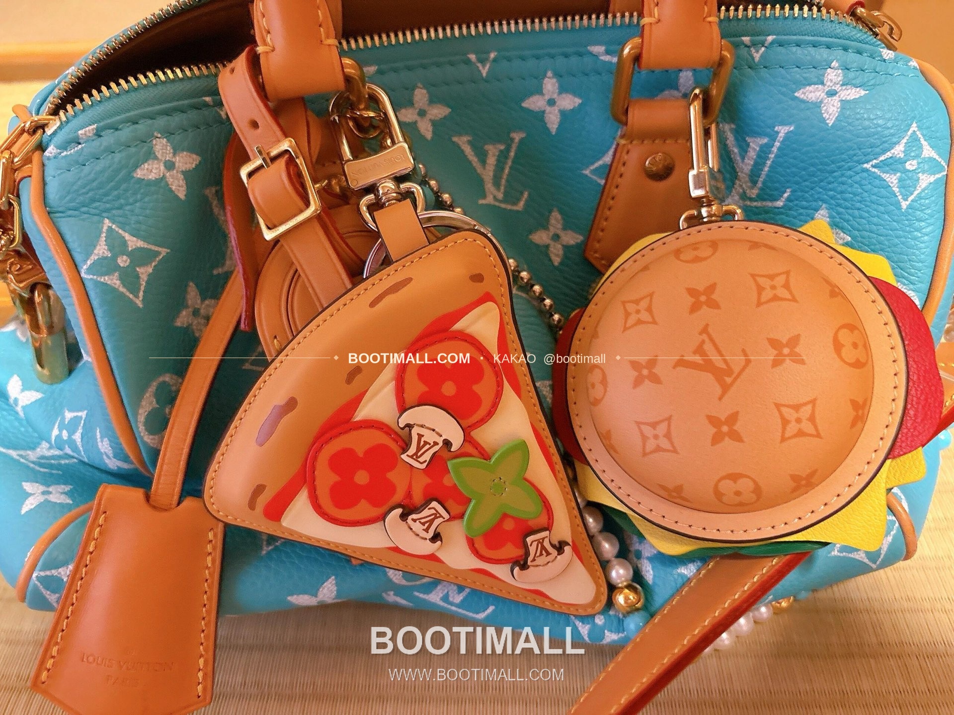 루이비통 버거 모노그램 레더 체인 참 Louis Vuitton Burger Monogram Leather Chain Charm M02550 7