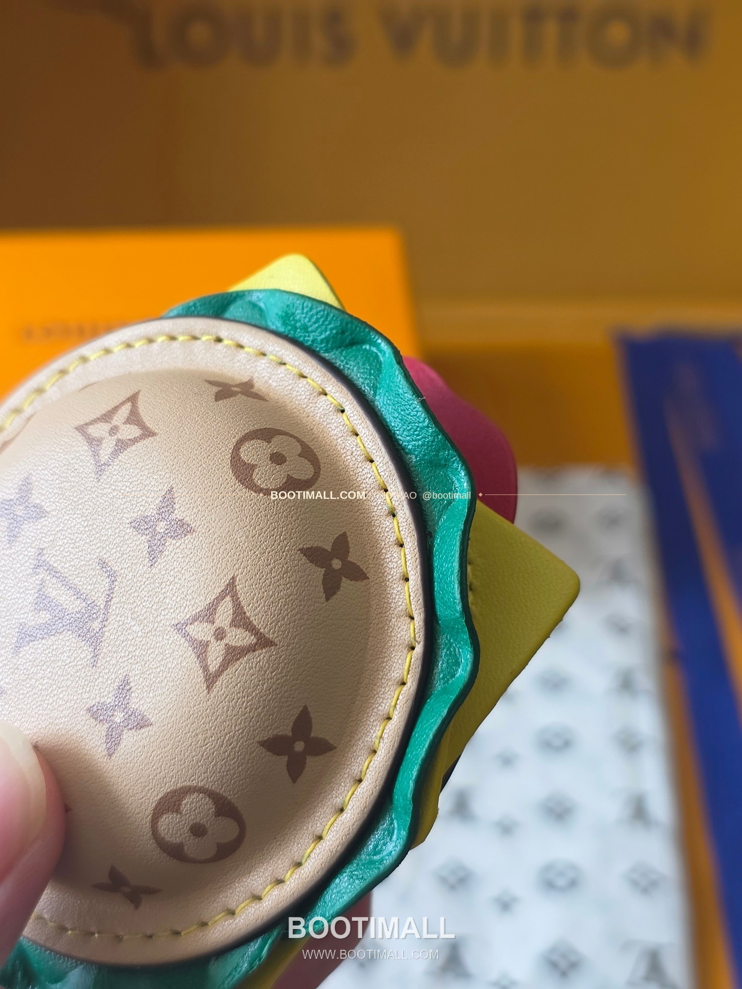 루이비통 버거 모노그램 레더 체인 참 Louis Vuitton Burger Monogram Leather Chain Charm M02550 15