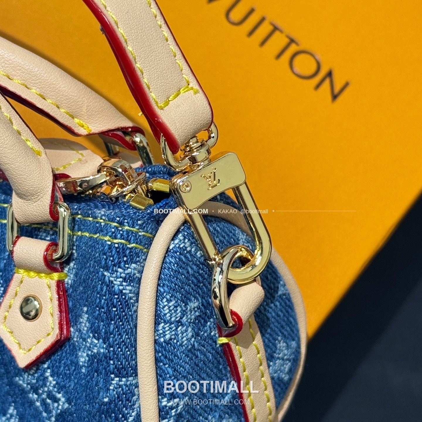 루이비통 LV x TM Micro Speedy 데님 체리 자수 체인 참 Louis Vuitton LV x TM Micro Speedy Denim Cherry Embroidery Chain Charm M02535 15