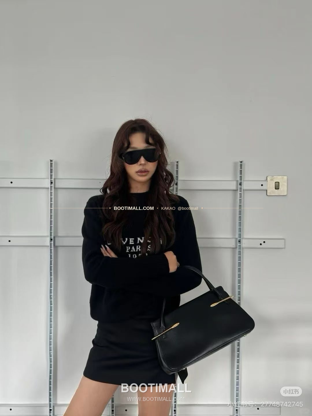 지방시 Pinch 레더 골드 클립 숄더백 Givenchy Pinch Leather Gold Clip Shoulder Bag 19051 32cm 6