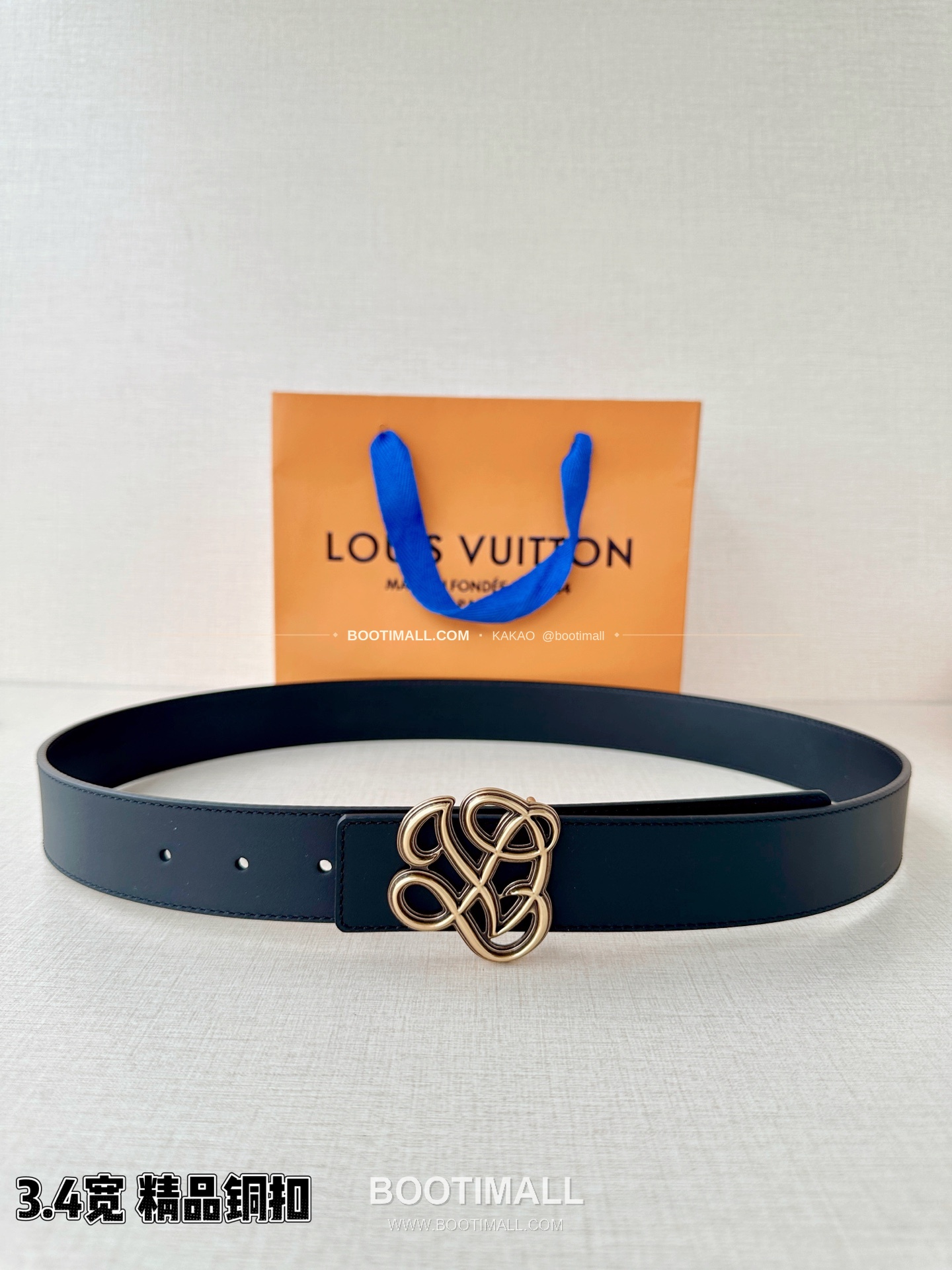 루이비통 LV 다이너스티 카프스킨 리버서블 벨트 Louis Vuitton LV Dynasty Calfskin Reversible Belt 3.4cm 1