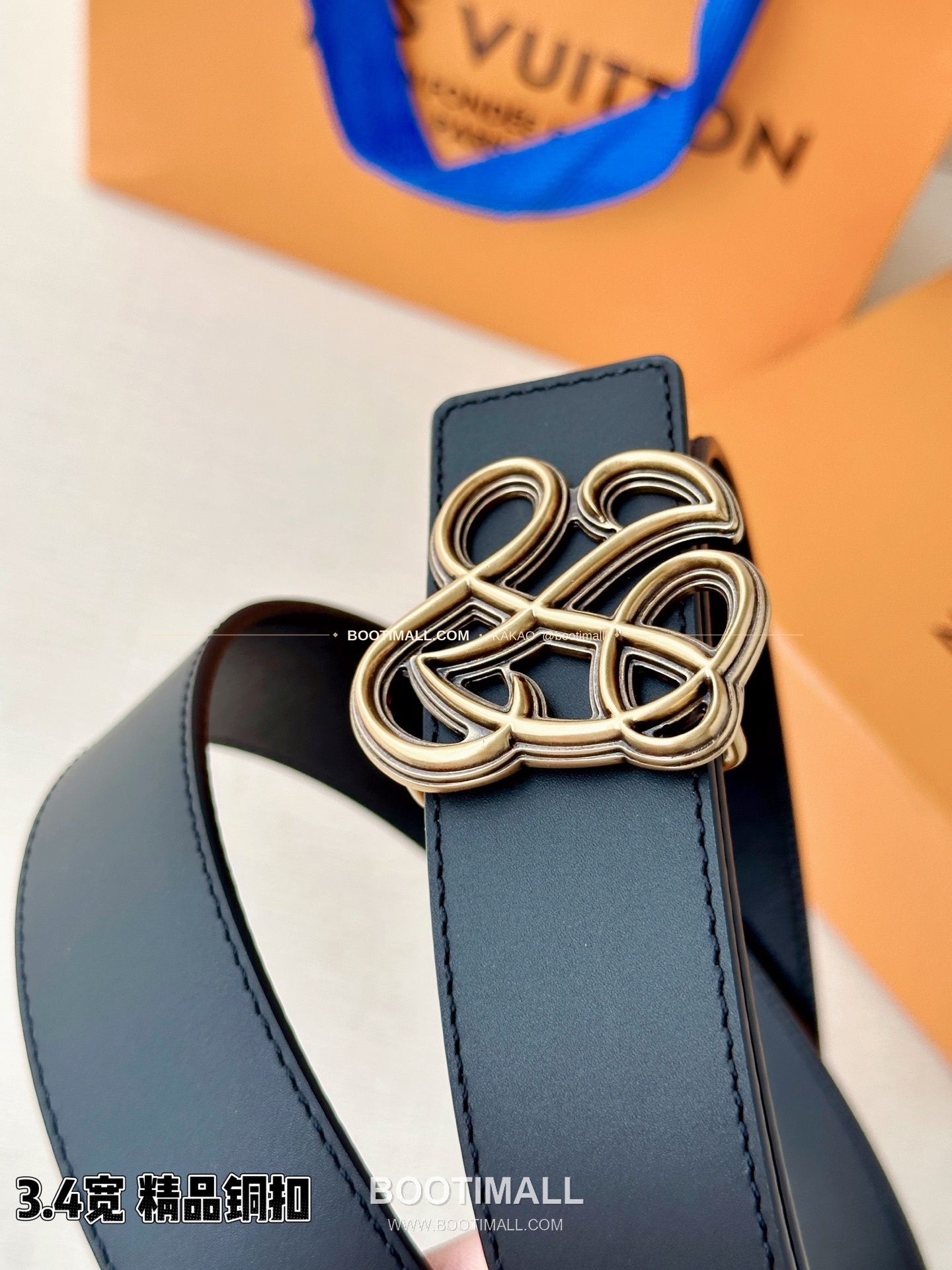 루이비통 LV 다이너스티 카프스킨 리버서블 벨트 Louis Vuitton LV Dynasty Calfskin Reversible Belt 3.4cm 2