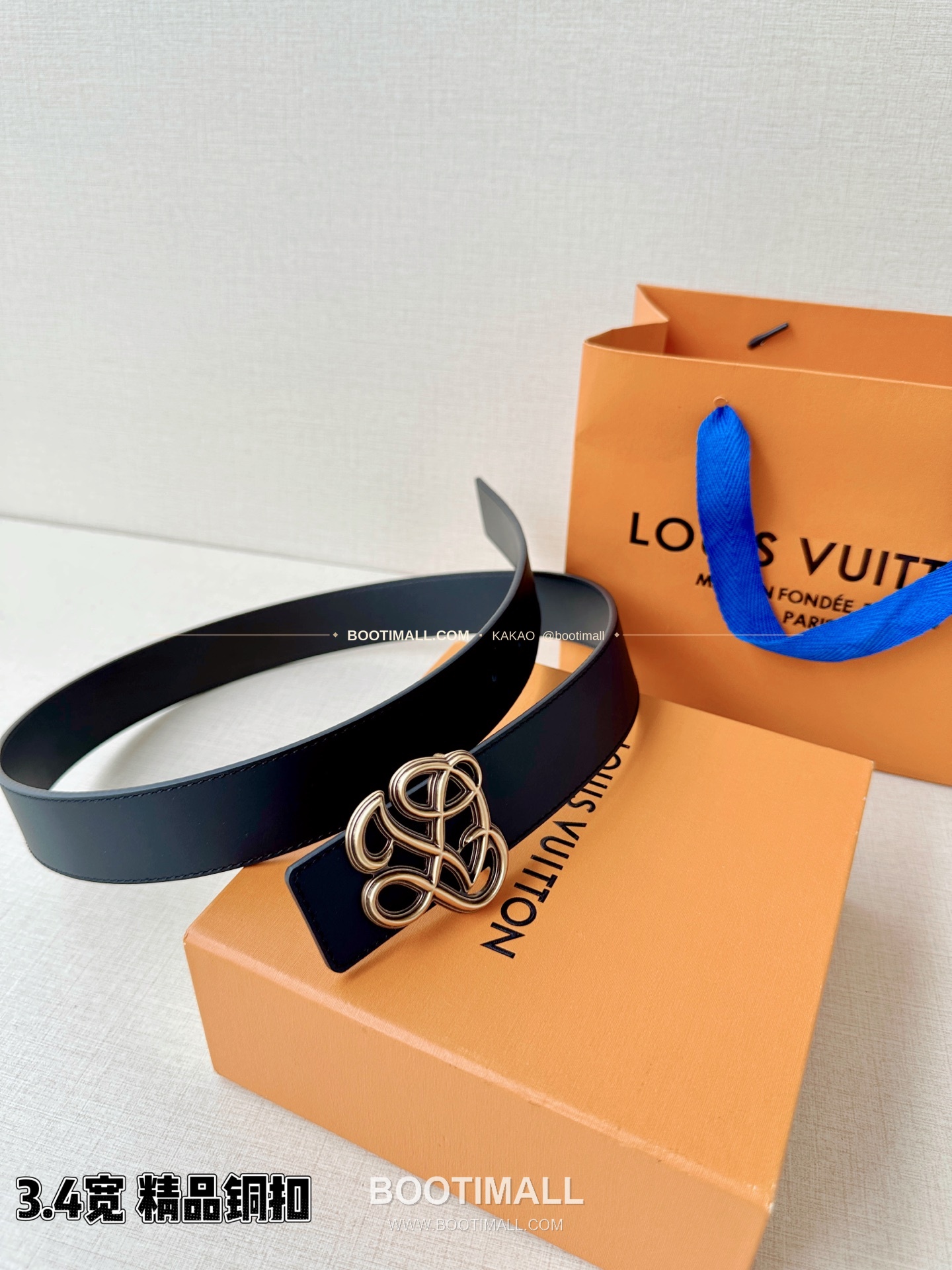 루이비통 LV 다이너스티 카프스킨 리버서블 벨트 Louis Vuitton LV Dynasty Calfskin Reversible Belt 3.4cm 4