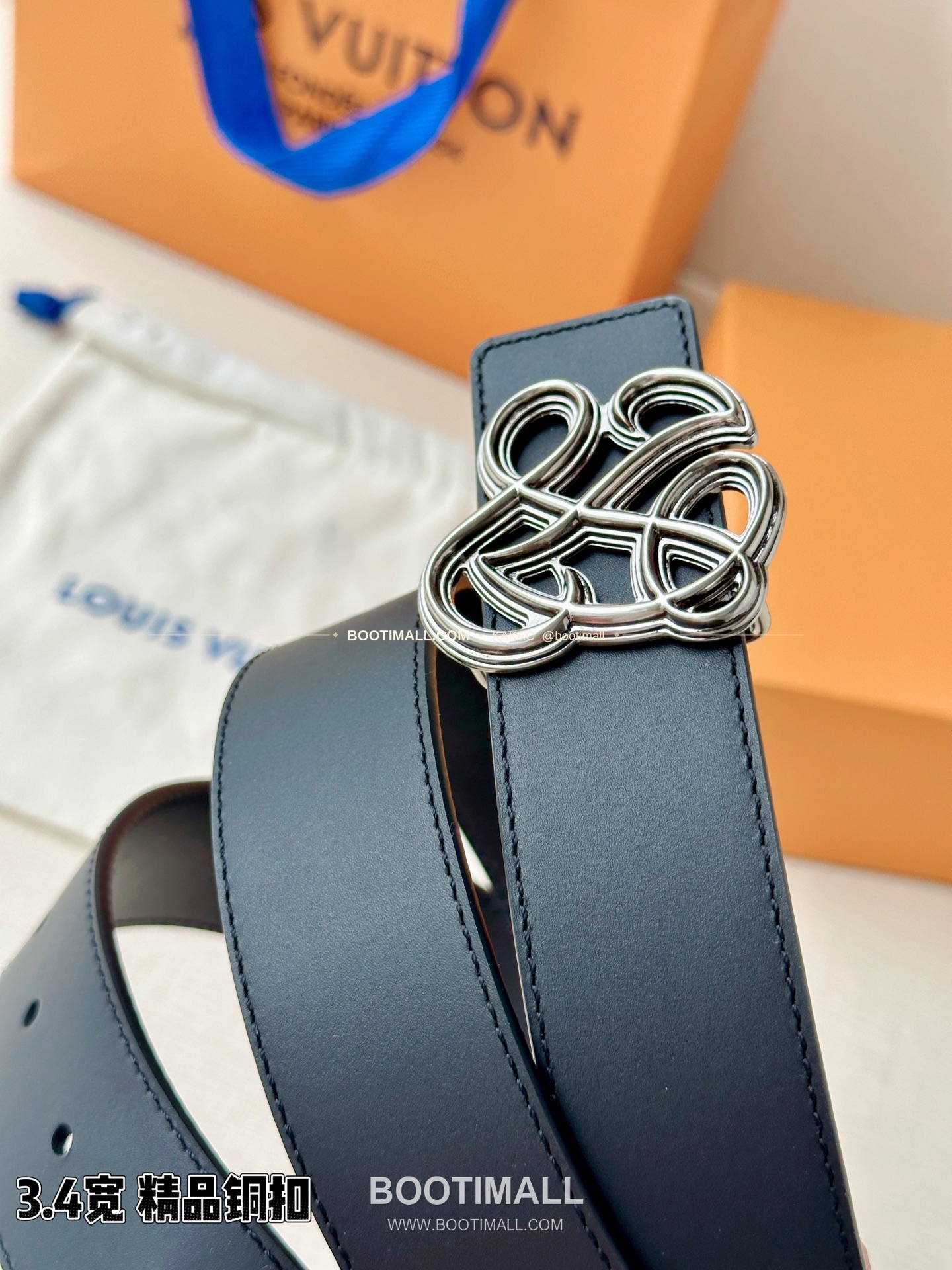 루이비통 LV 다이너스티 카프스킨 리버서블 벨트 Louis Vuitton LV Dynasty Calfskin Reversible Belt 3.4cm 7