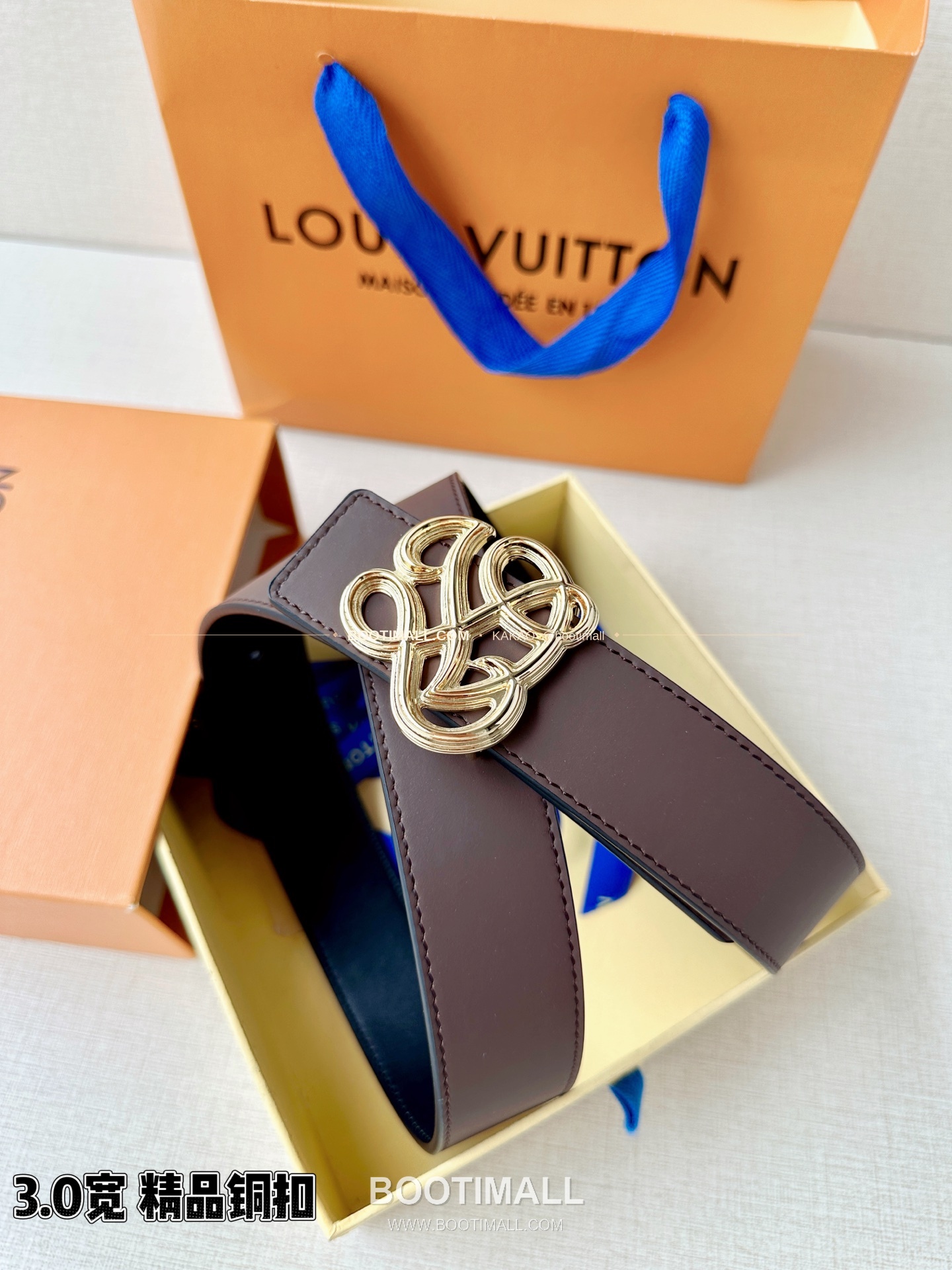 루이비통 LV 다이너스티 카프스킨 리버서블 벨트 Louis Vuitton LV Dynasty Calfskin Reversible Belt 3.4cm 4