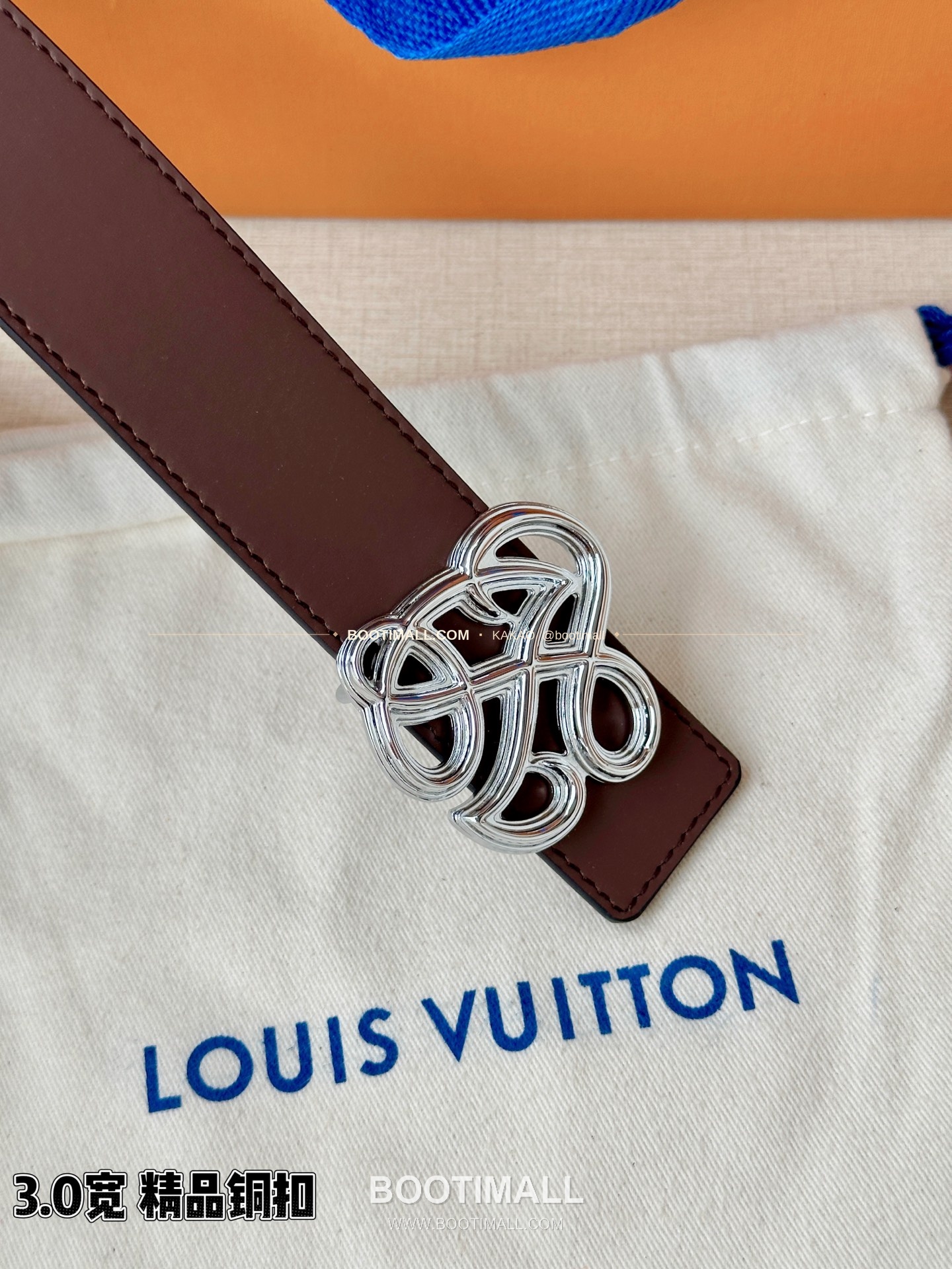 루이비통 LV 다이너스티 카프스킨 리버서블 벨트 Louis Vuitton LV Dynasty Calfskin Reversible Belt 3.4cm 8
