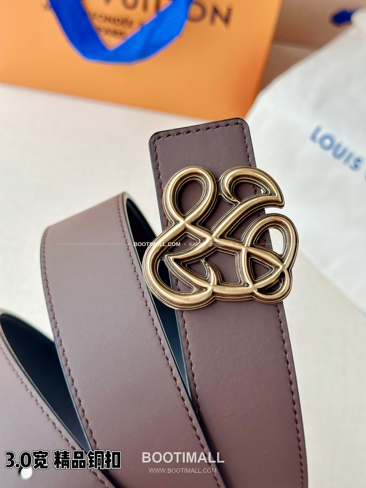 루이비통 LV 다이너스티 카프스킨 리버서블 벨트 Louis Vuitton LV Dynasty Calfskin Reversible Belt 3.4cm 7