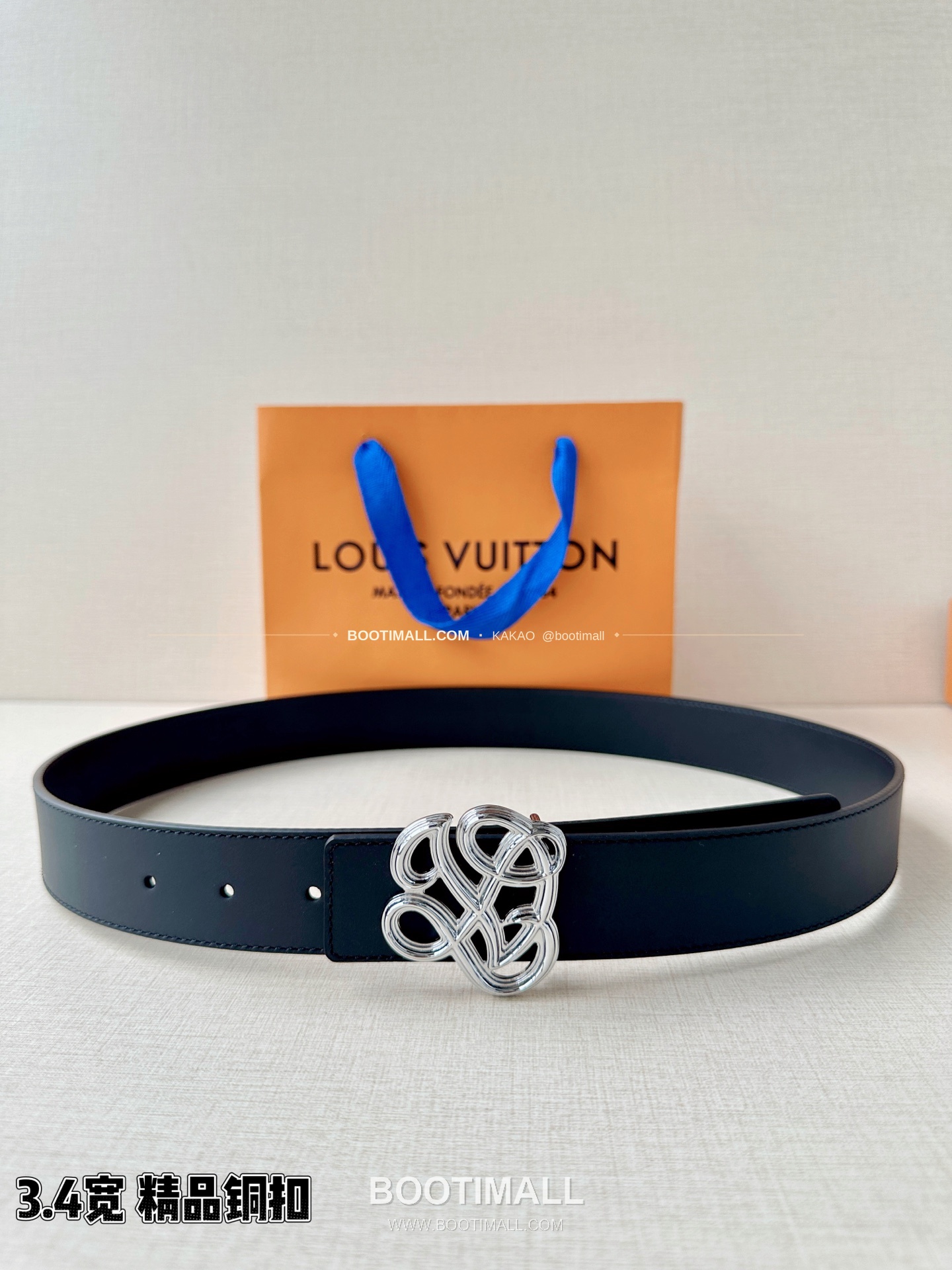 루이비통 LV 다이너스티 카프스킨 리버서블 벨트 Louis Vuitton LV Dynasty Calfskin Reversible Belt 3.4cm 1