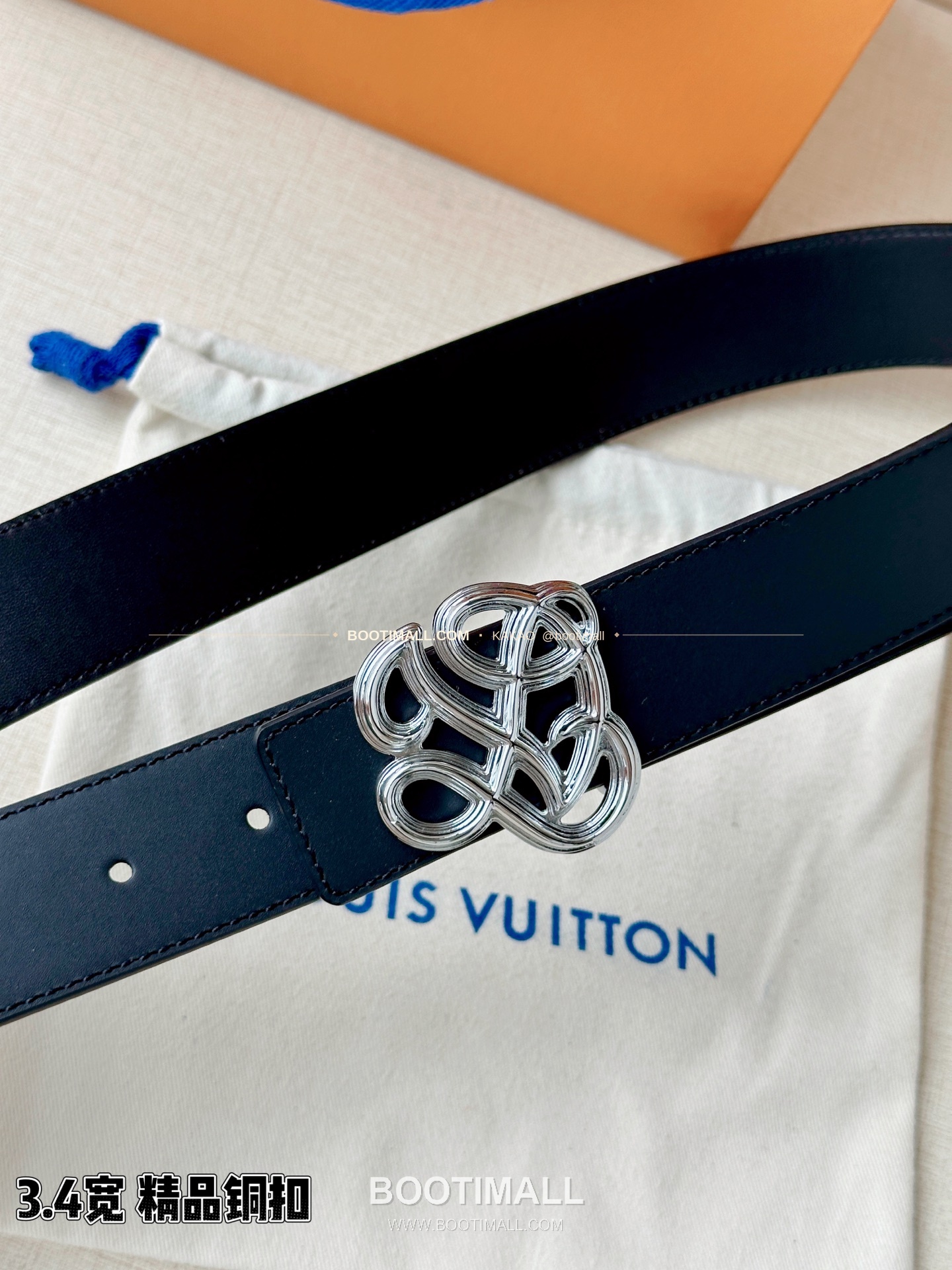 루이비통 LV 다이너스티 카프스킨 리버서블 벨트 Louis Vuitton LV Dynasty Calfskin Reversible Belt 3.4cm 2