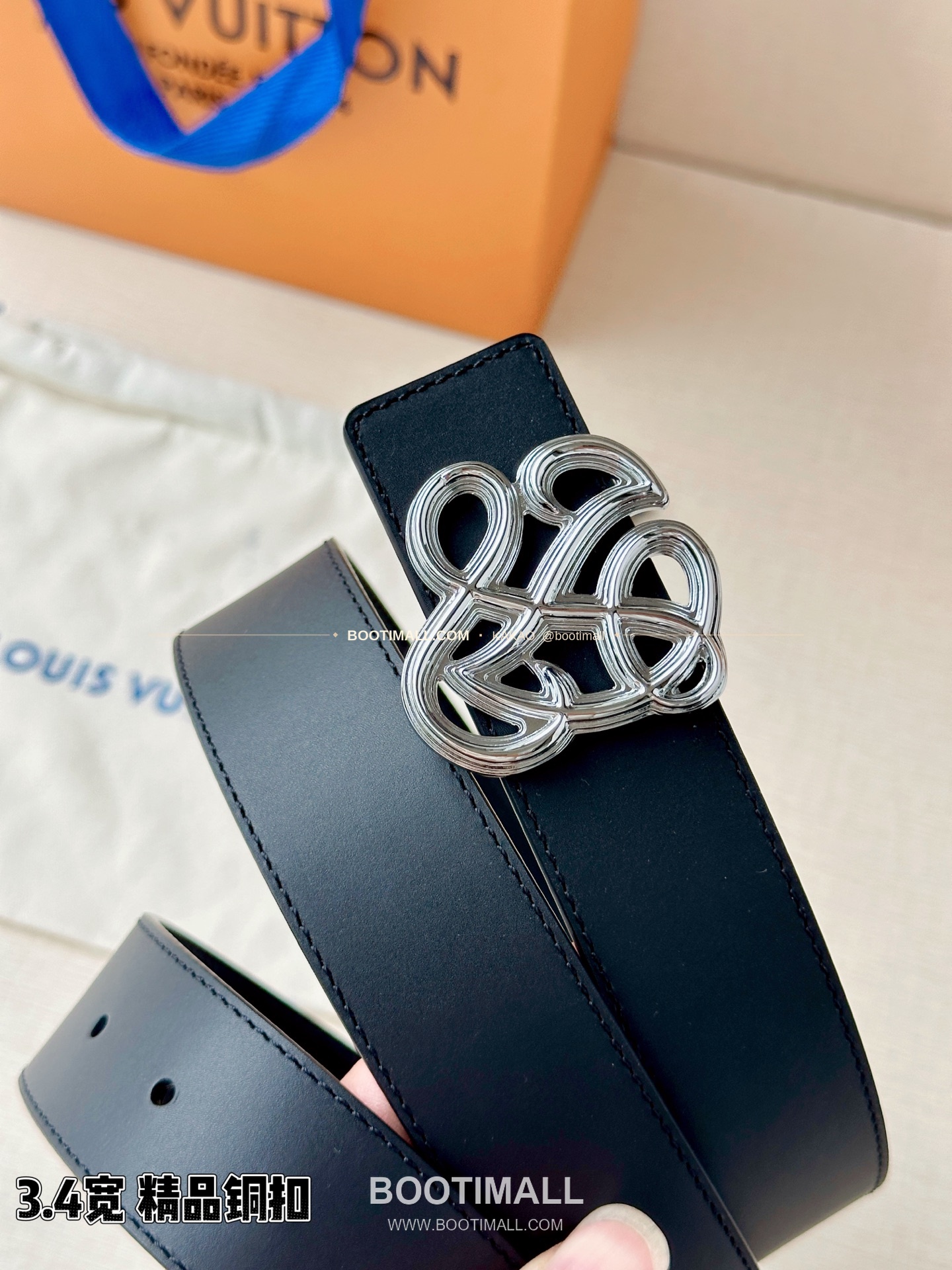 루이비통 LV 다이너스티 카프스킨 리버서블 벨트 Louis Vuitton LV Dynasty Calfskin Reversible Belt 3.4cm 4
